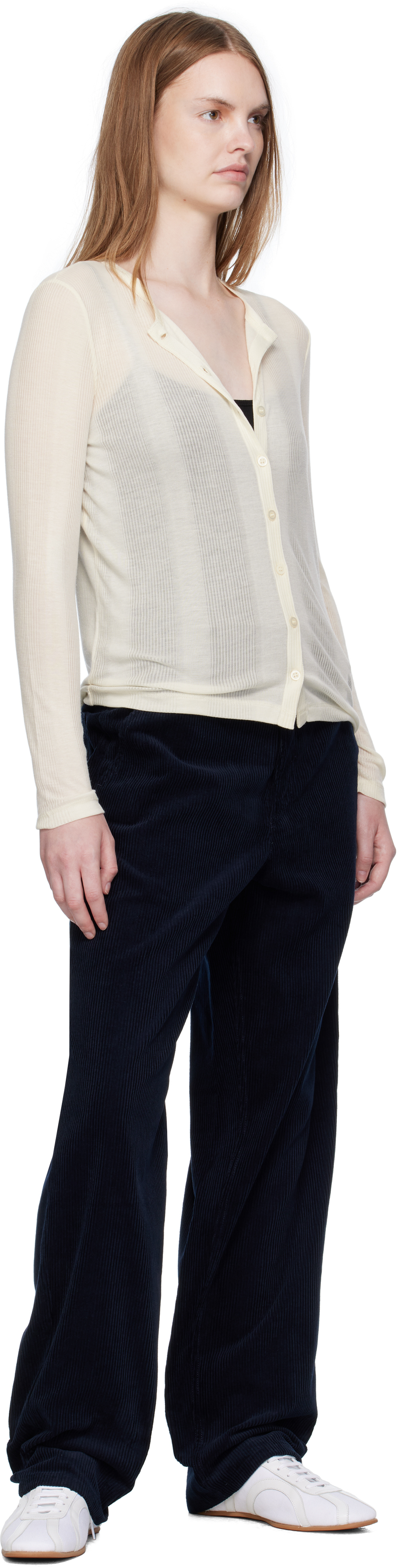 Apc Off-white Lorie Cardigan In Neutral