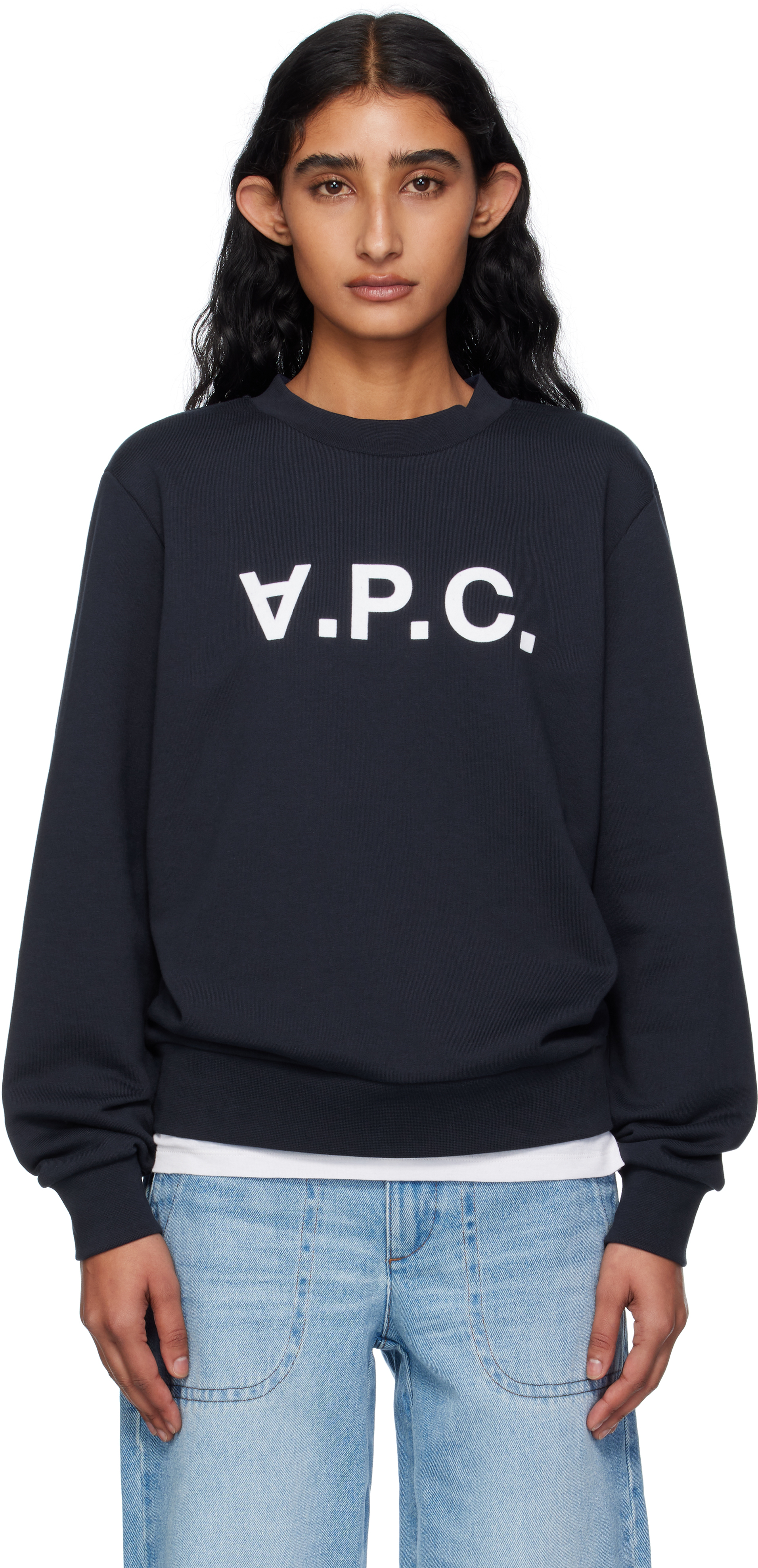 A. P.C. Gray Standard Grand 'VPC' Sweatshirt