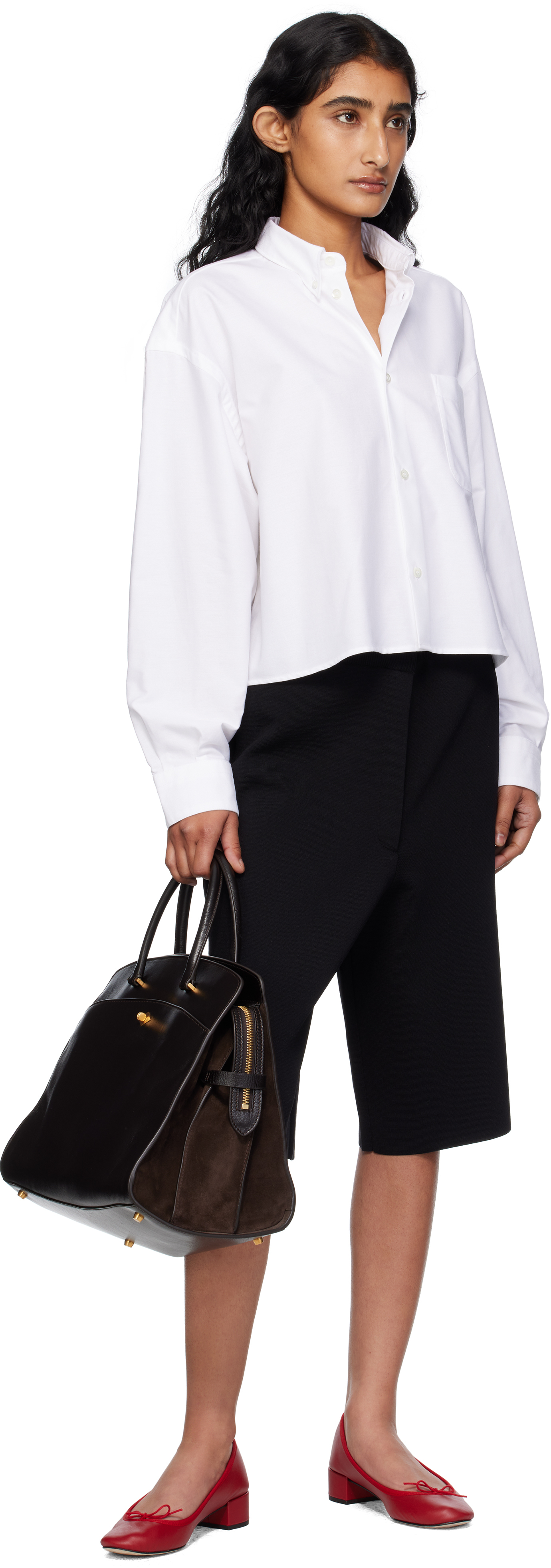 Apc White Sophia Button Down Shirt