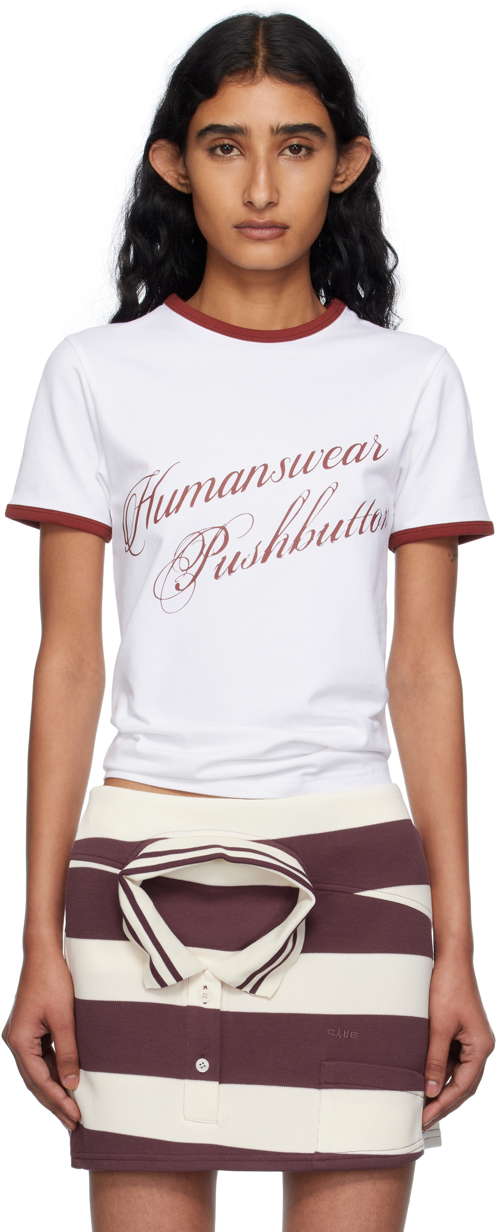 White Ringer T-shirt