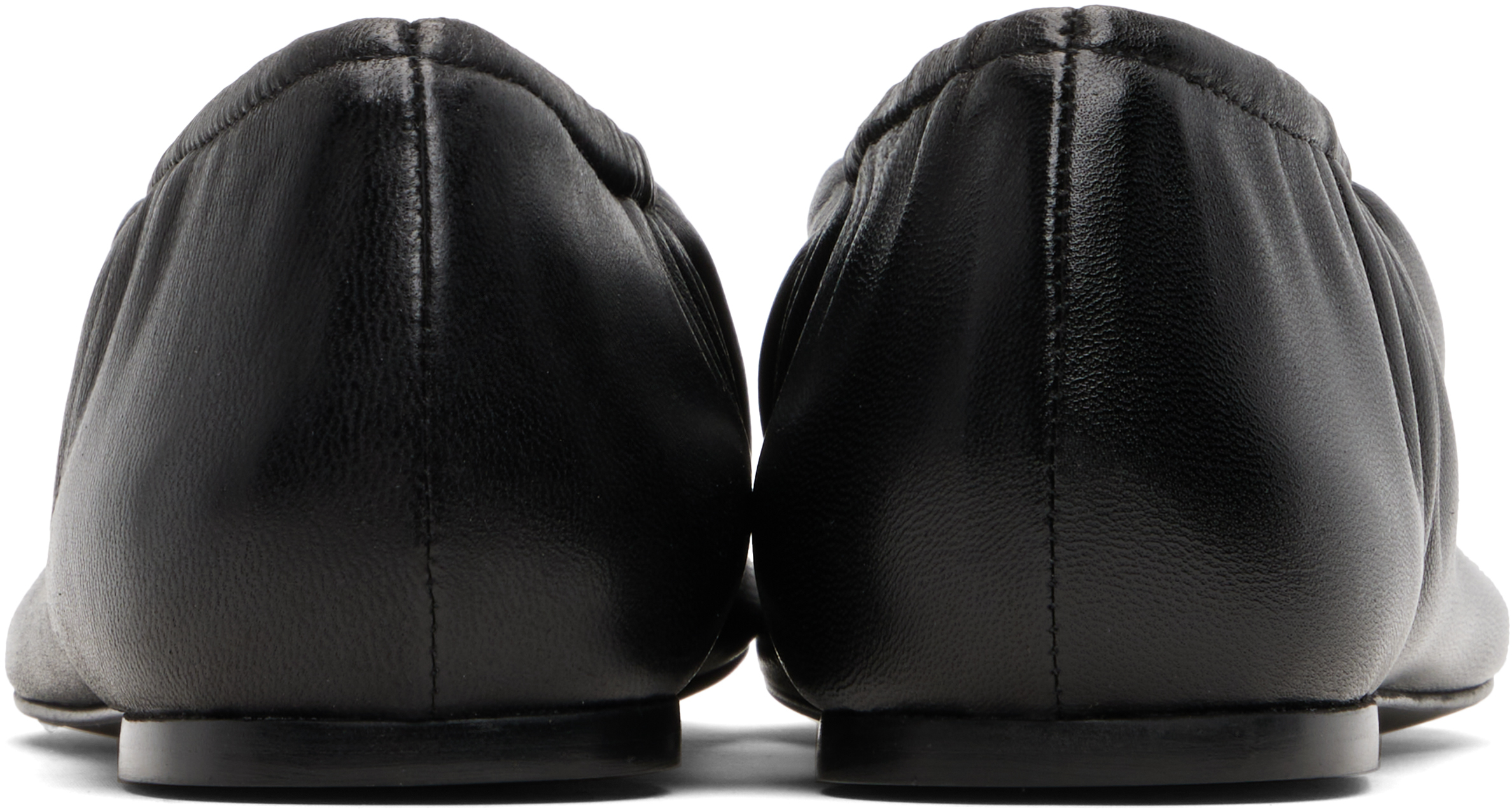 Apc Black Swan Slip-on Ballerina Flats In Black