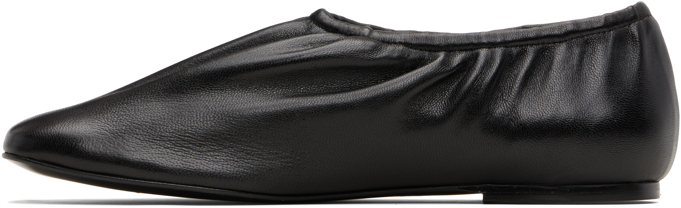 Apc Black Swan Slip-on Ballerina Flats In Black