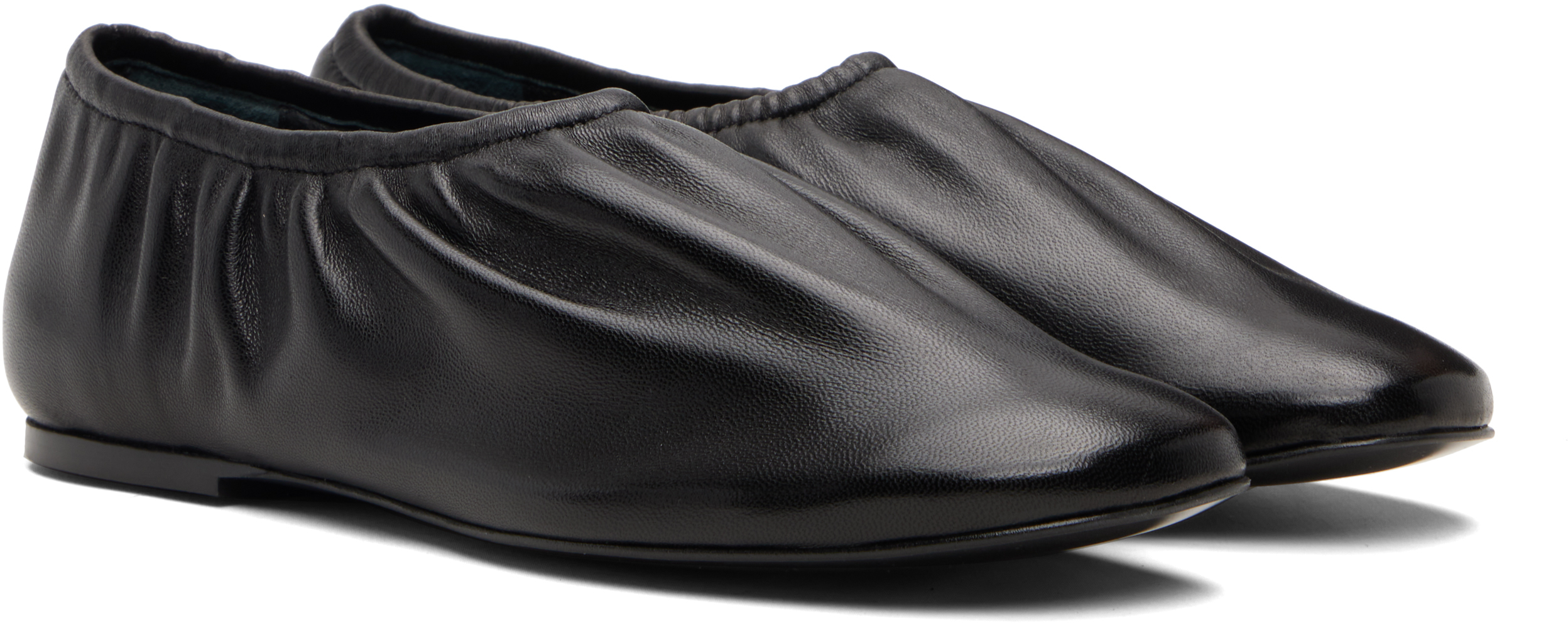 Apc Black Swan Slip-on Ballerina Flats In Black