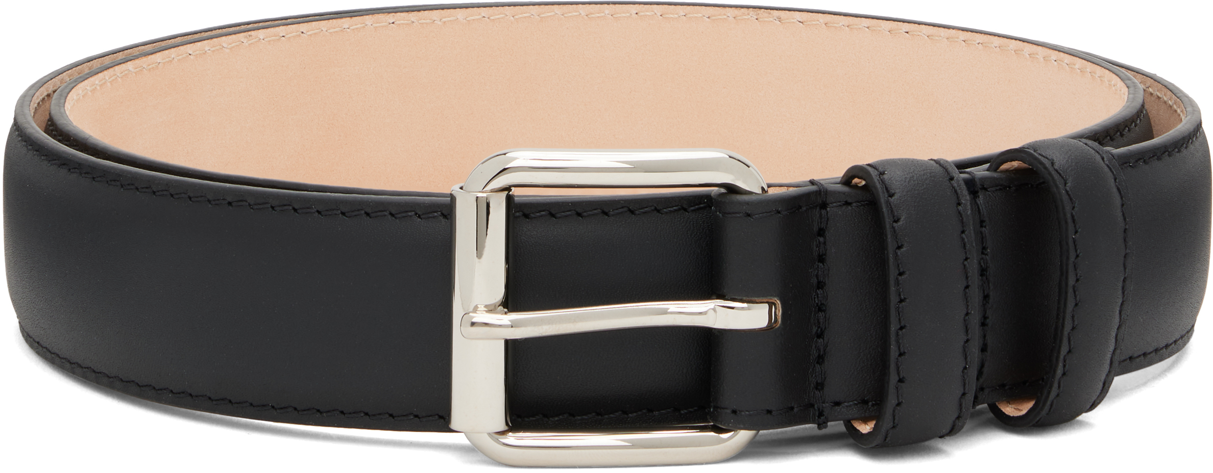 Apc Black Paris Belt In Black