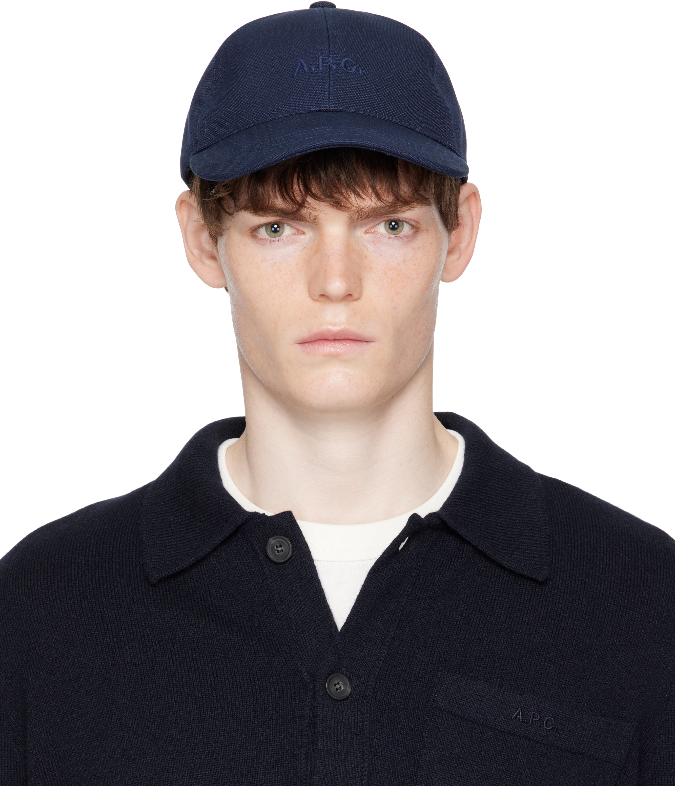 Apc Navy Charlie Cap In Blue