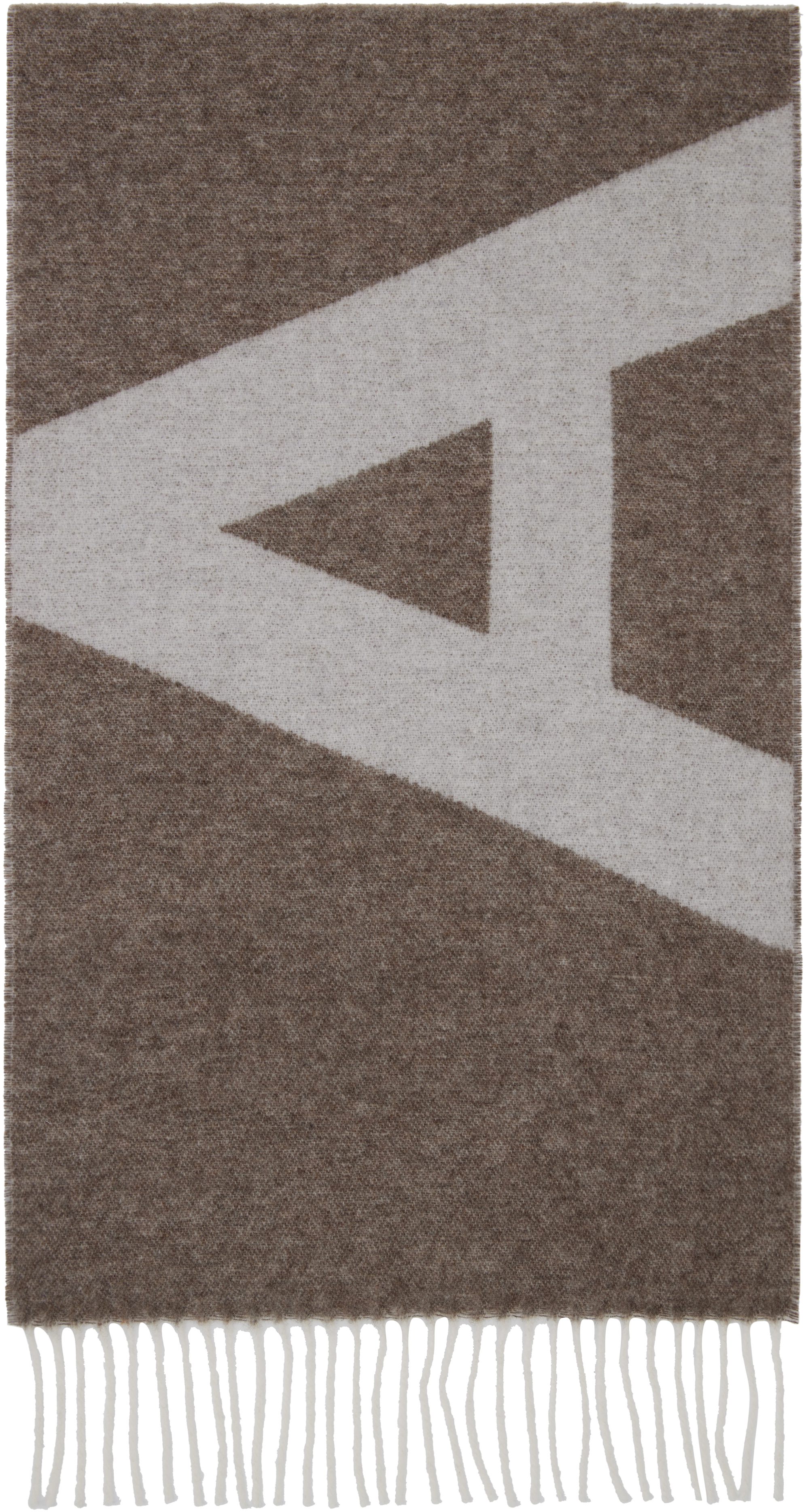 A. P.C. Brown & Off-White Malo Scarf