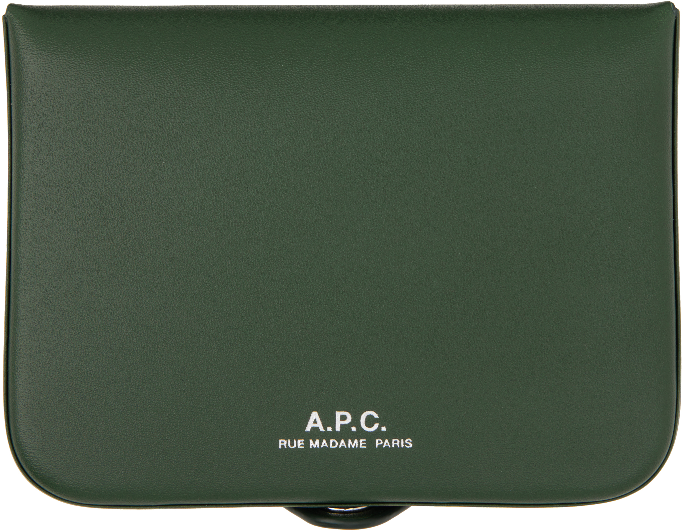 Apc Green Josh Coin Wallet In Green
