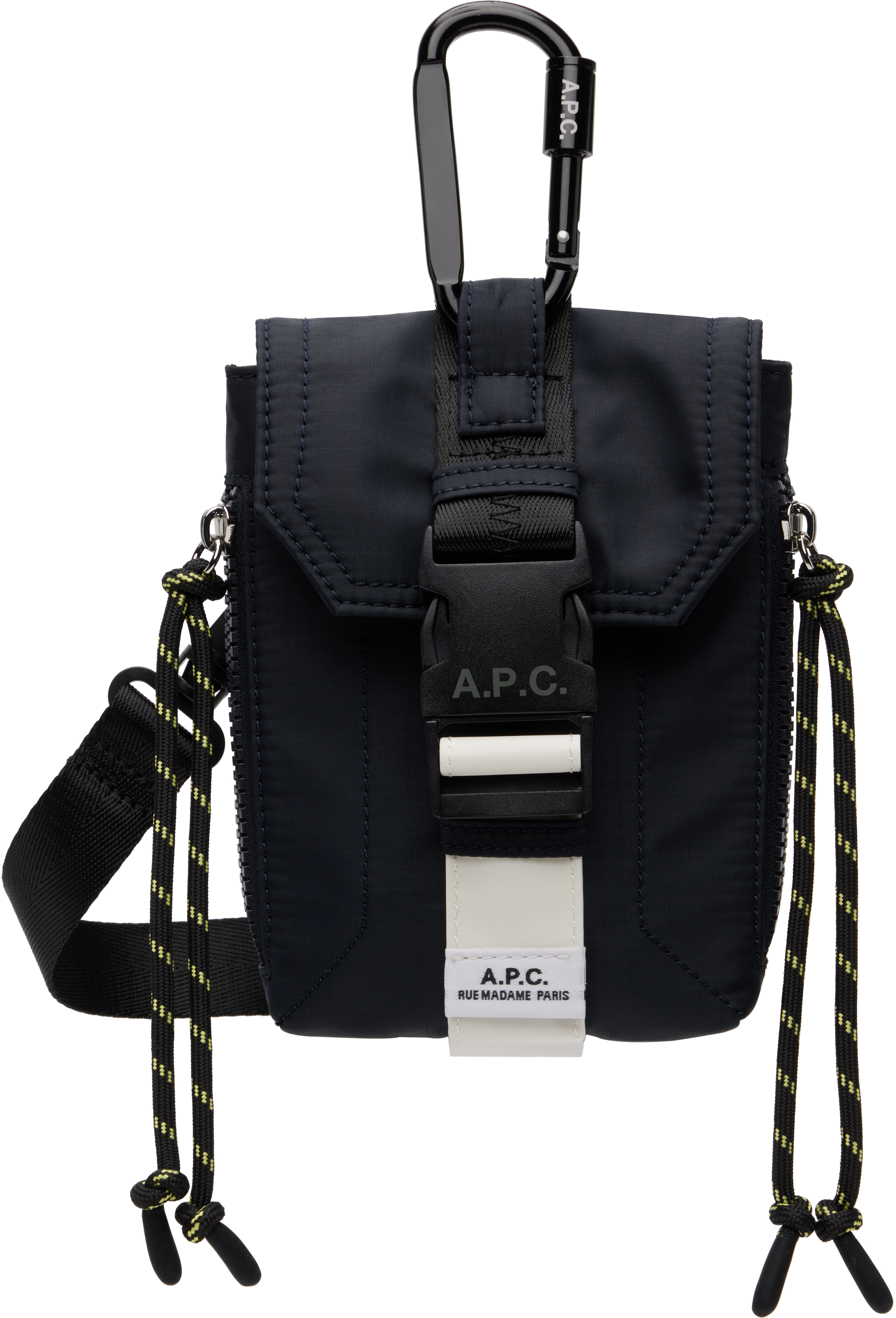 A.P.C. アーペーセー CROSSBODY POUCH TREK A.P.C.: Navy Trek Crossbody Pouch | SSENSE Canada