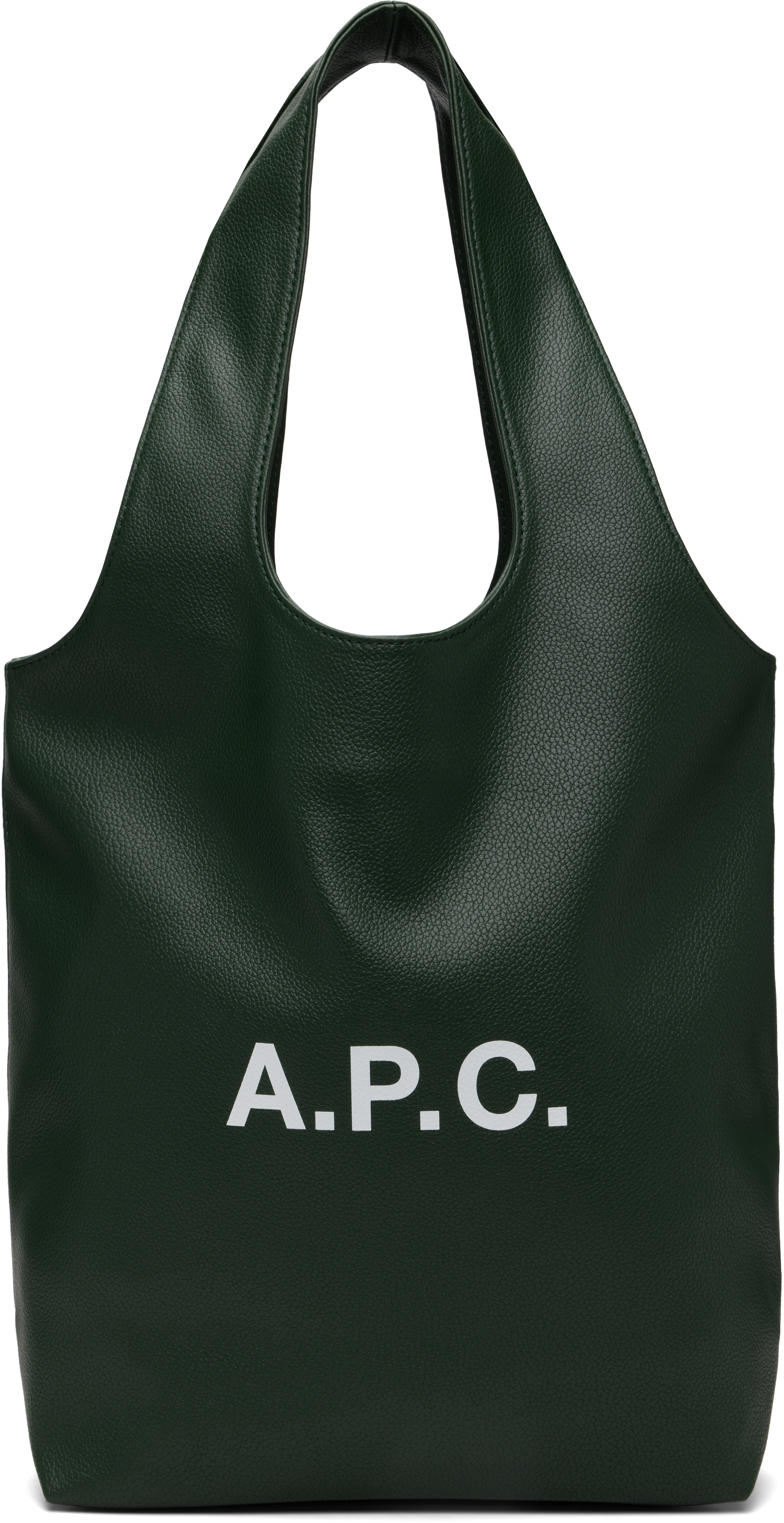 A.P.C.: Green Ninon Small Tote | SSENSE