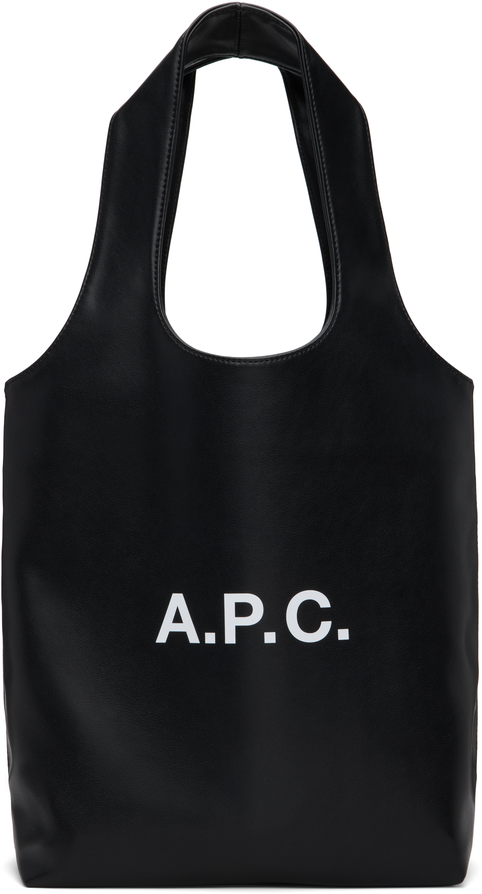 A.P.C.: Black Ninon Small Tote | SSENSE
