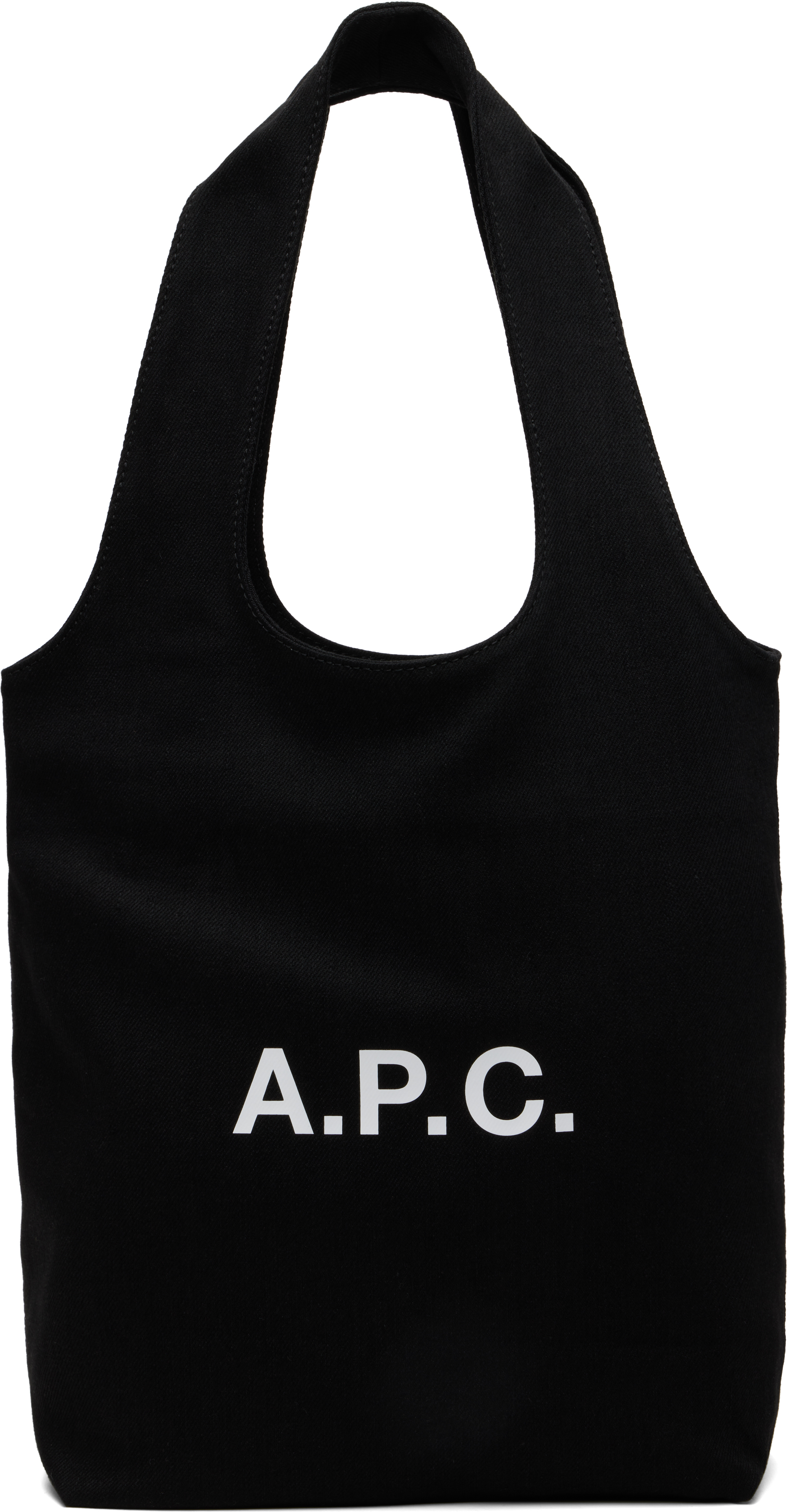 A.P.C. F06410COGBJLZZ 関税送料込 A.P.C.: ブラック スモール Ninon トートバッグ | SSENSE 日本