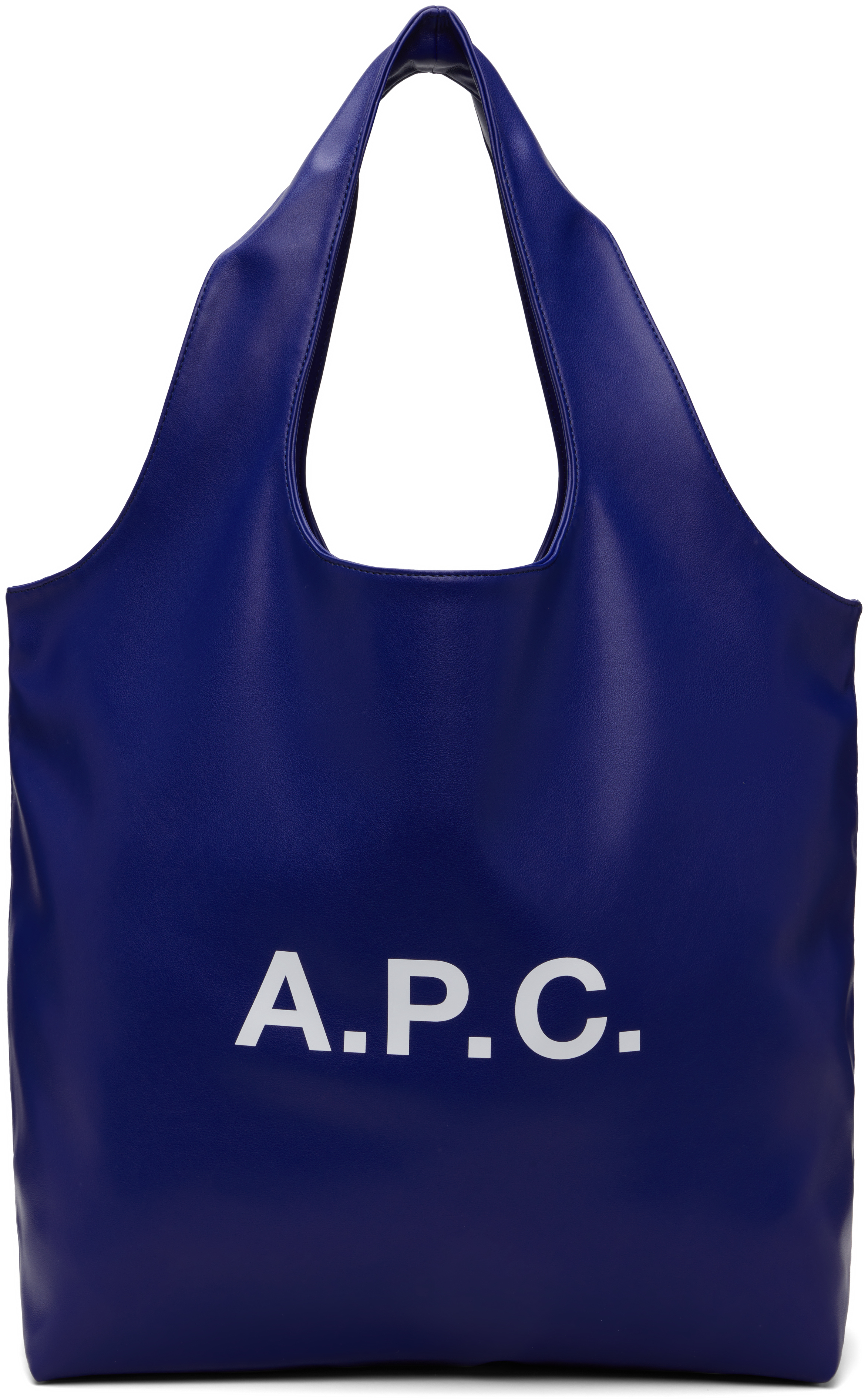 A.P.C. エコバッグ ダークブルー A.P.C.: ブルー Ninon トートバッグ | SSENSE 日本