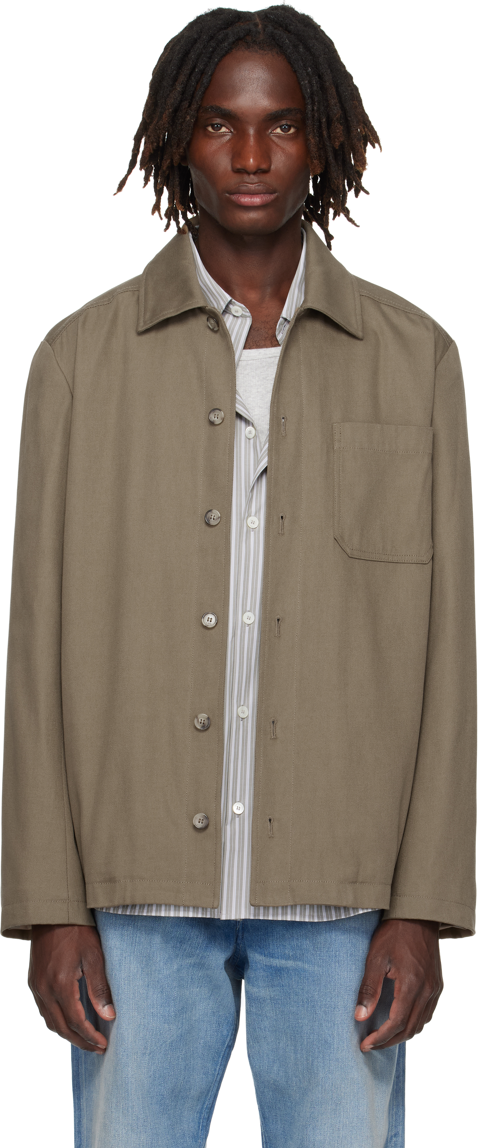 A. P.C. Navy Jeffray Jacket