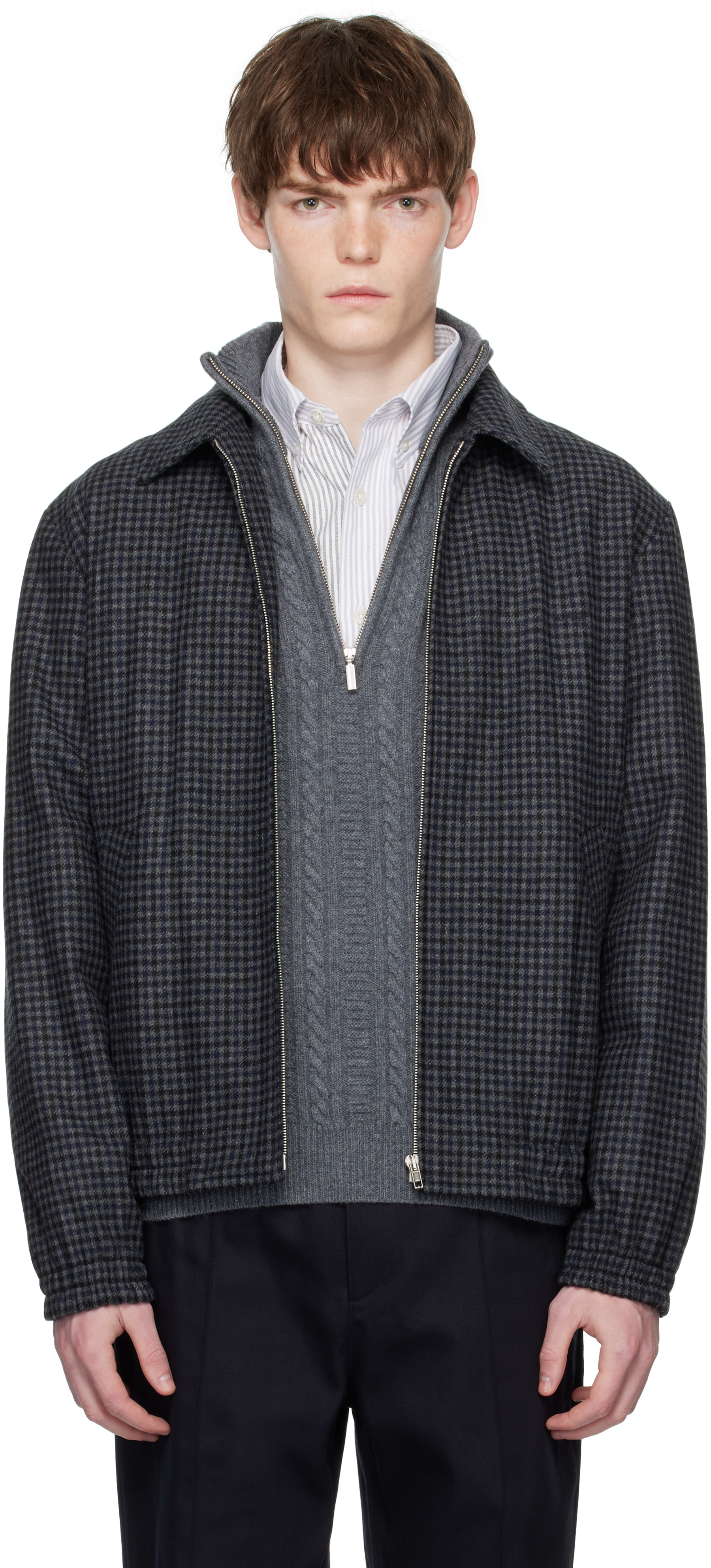 A. P.C. Gray Gilbert Jacket