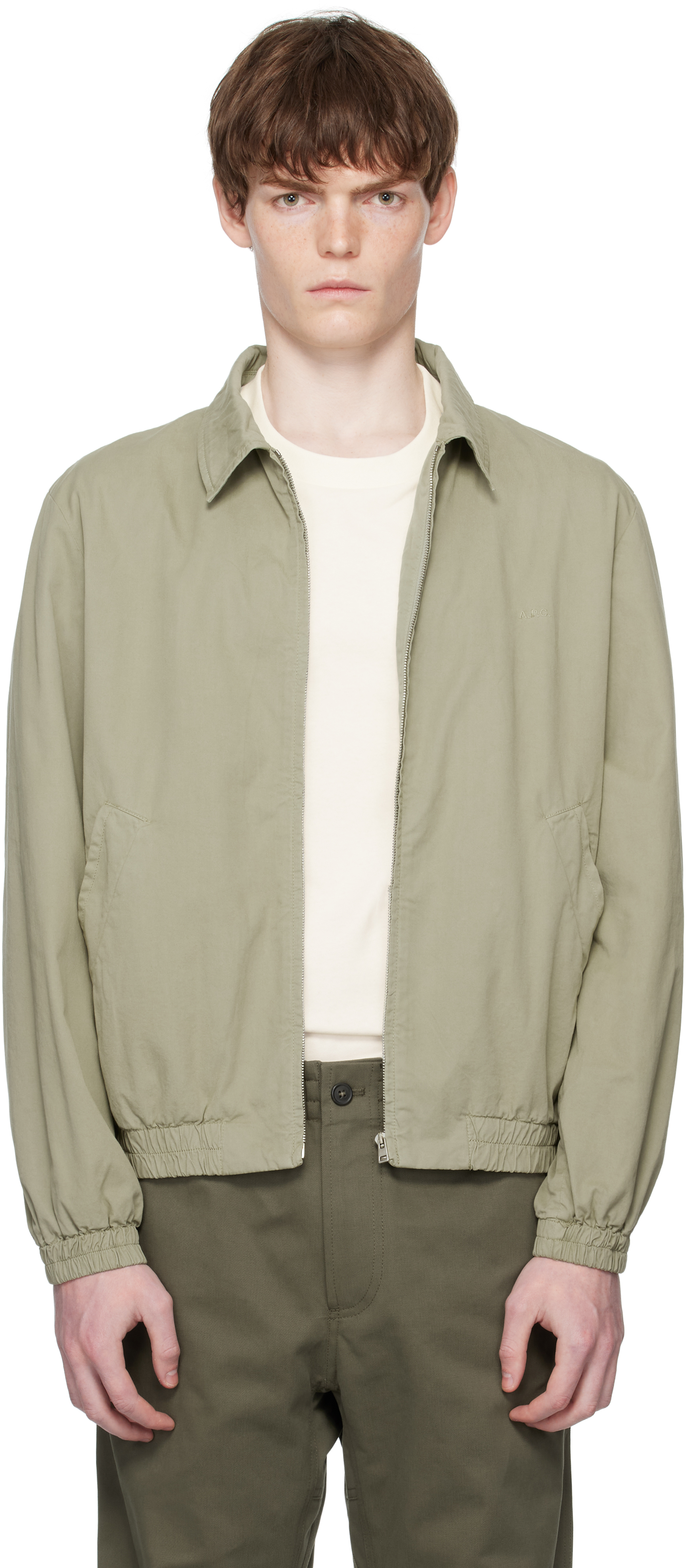 A. P.C. Khaki Gilbert Jacket