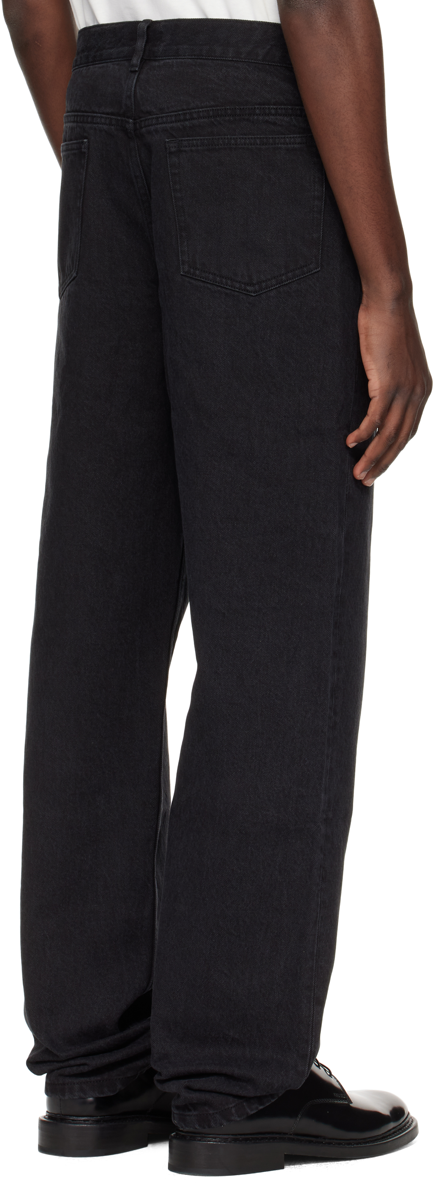 Apc Black Fairfax Jeans In Black