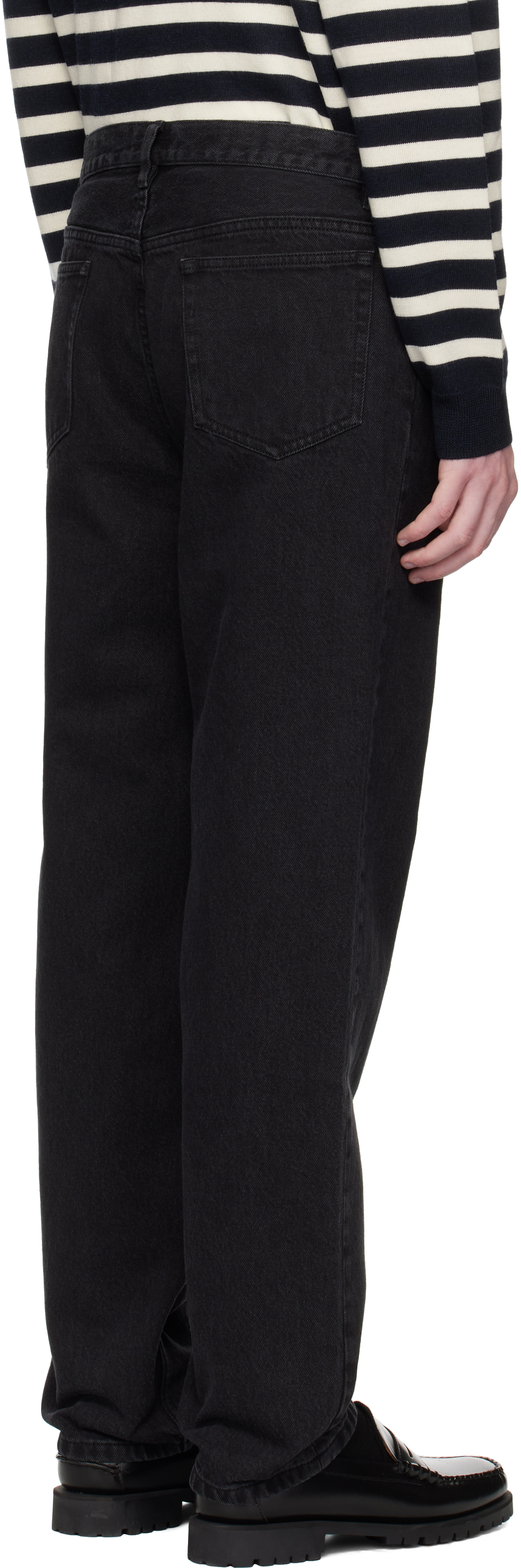 Apc Black New Standard Jeans In Black