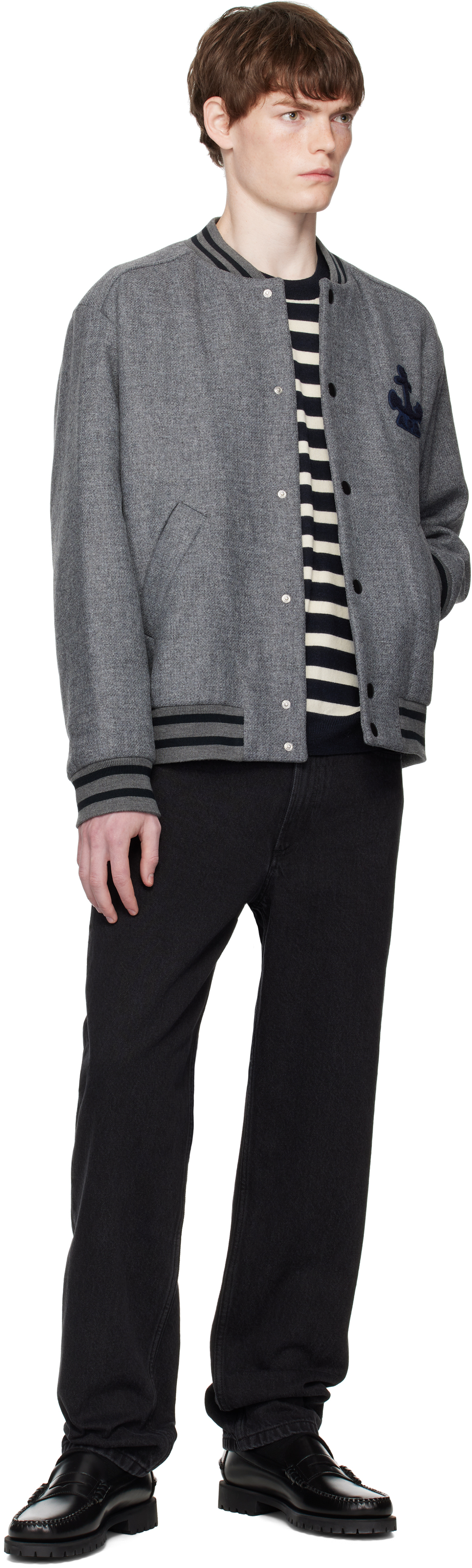 Apc Black New Standard Jeans In Black
