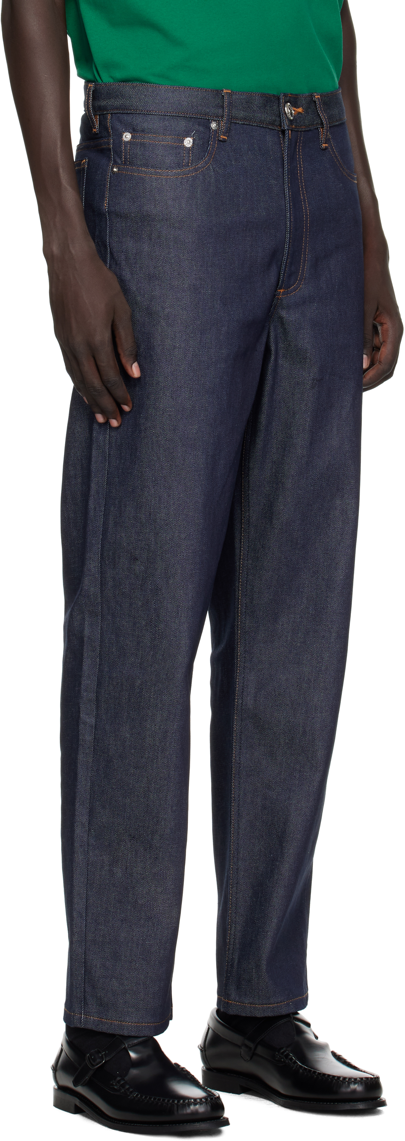 Apc Indigo Banibano Jeans In Blue