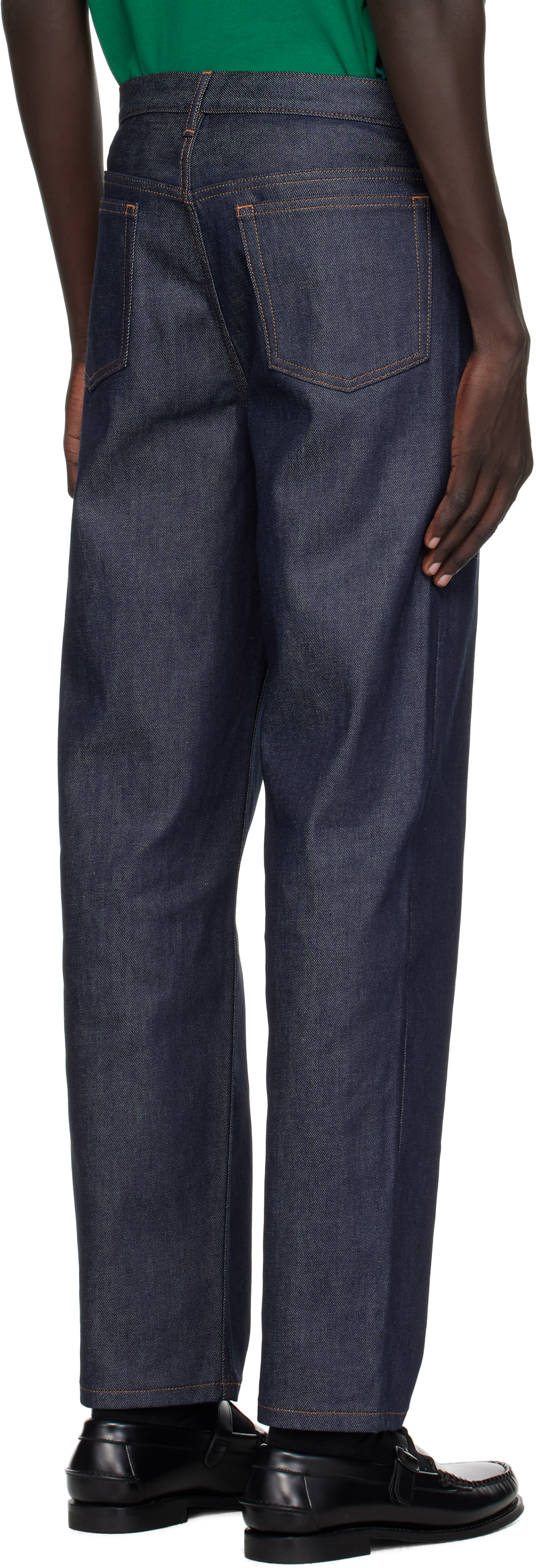 Apc Indigo Banibano Jeans In Blue