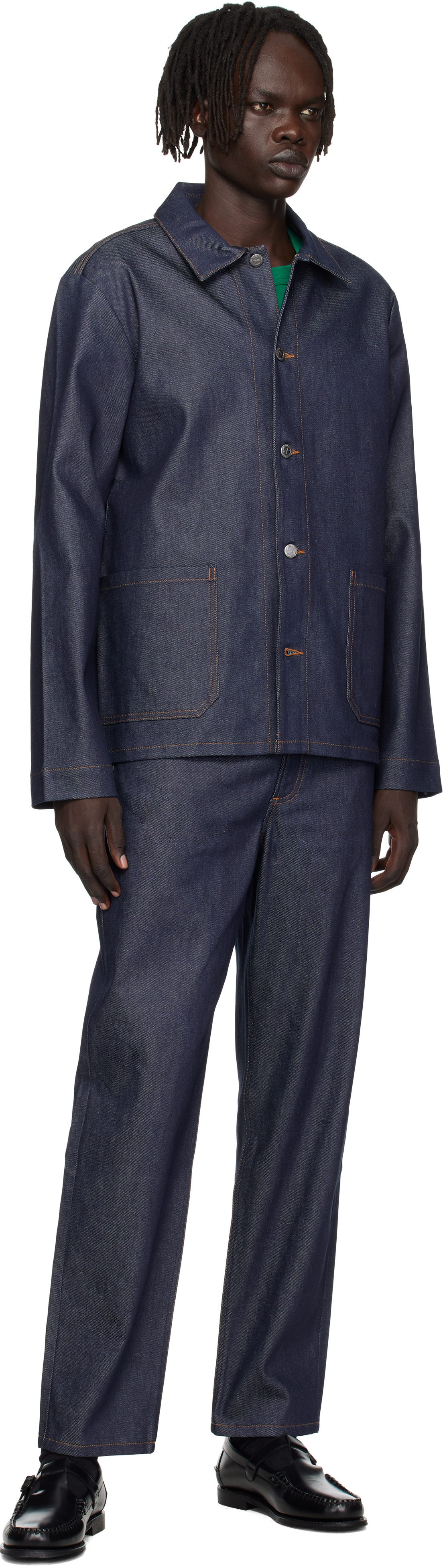 Apc Indigo Banibano Jeans In Blue