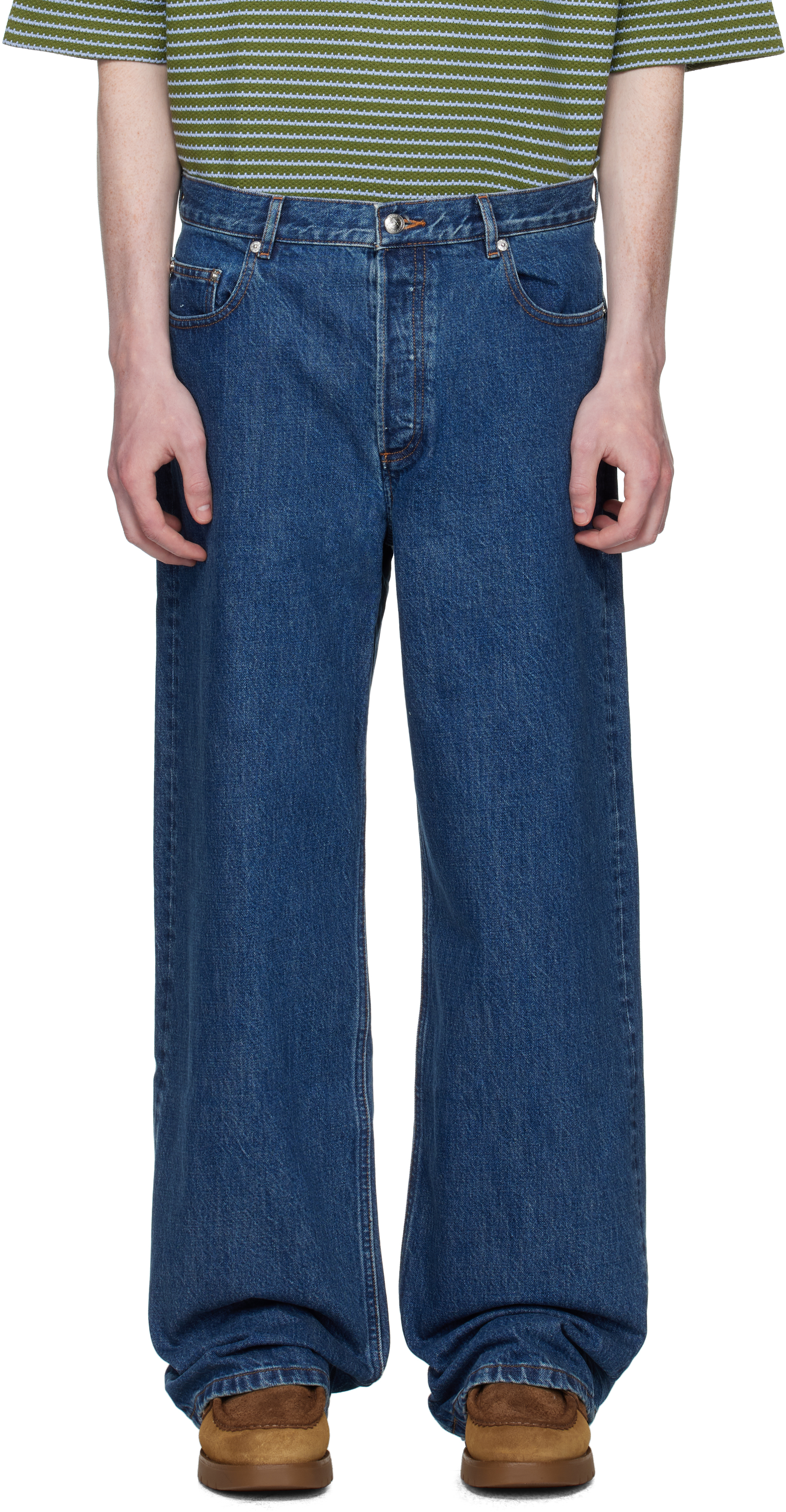 A. P.C. Blue Aaron Jeans