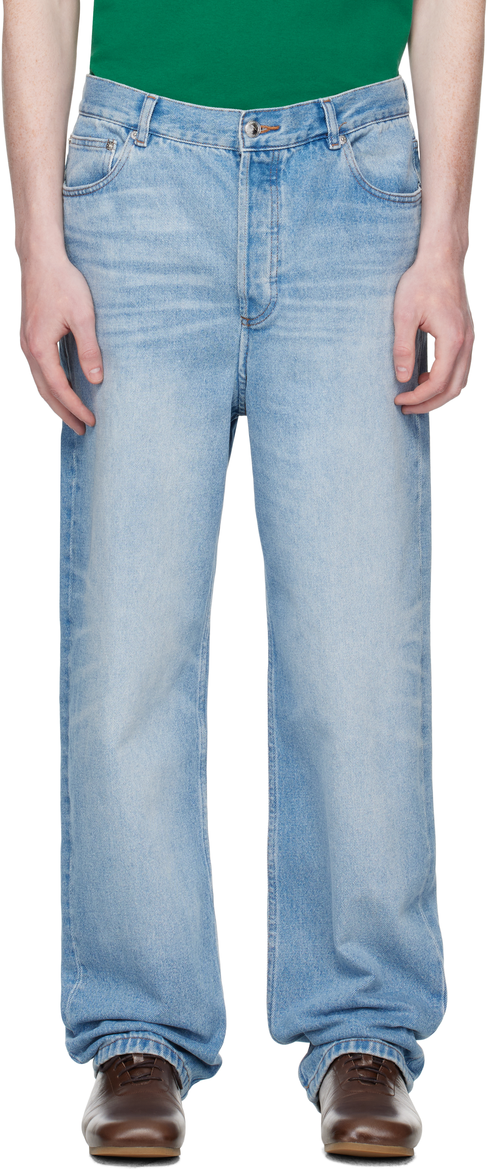 Blue Solal Jeans by A.P.C. on Sale