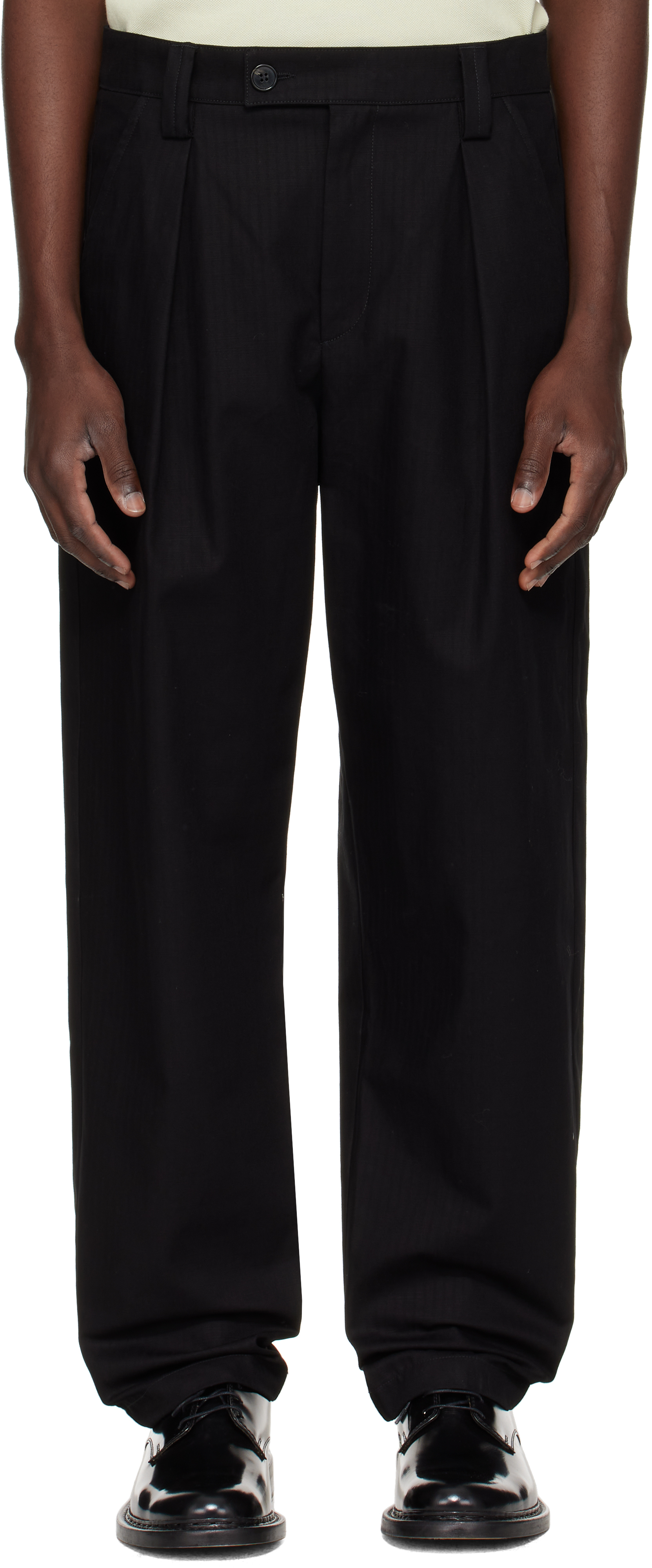 A. P.C. Black Renato Trousers