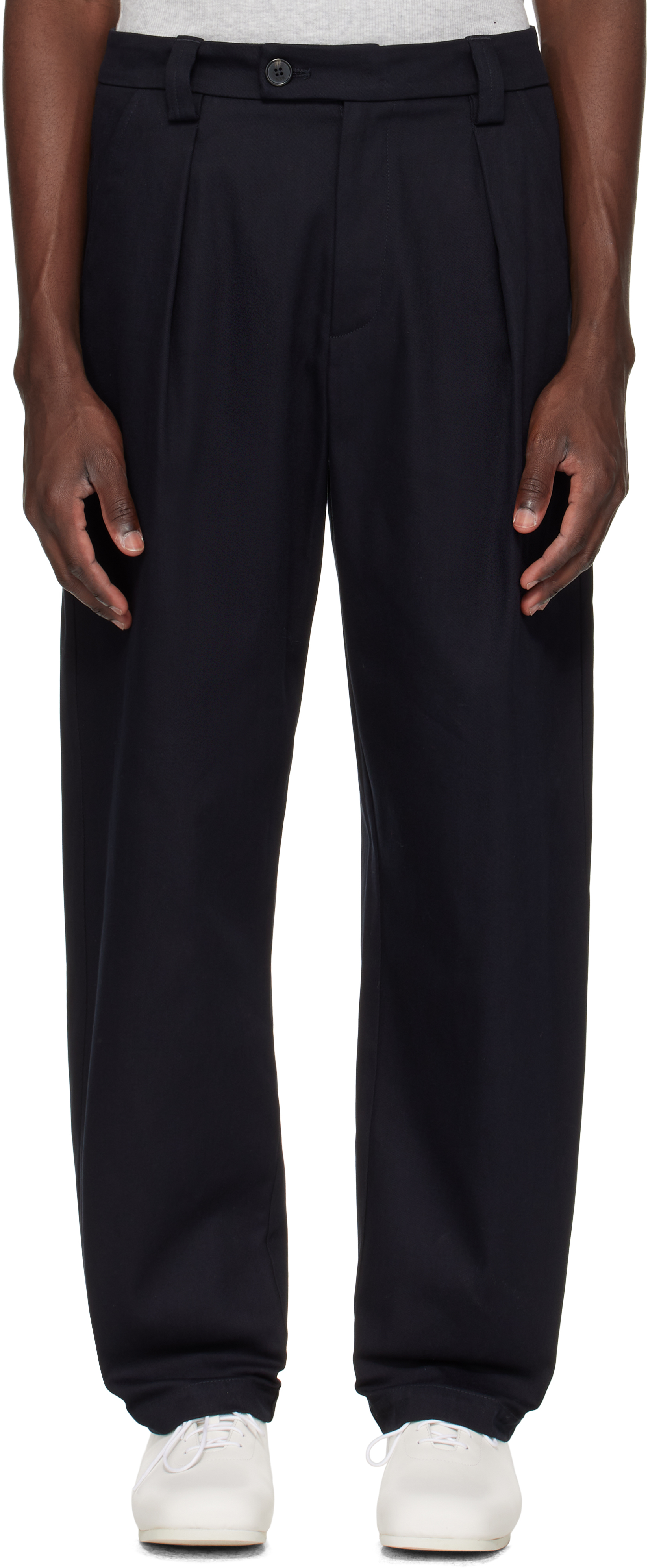A. P.C. Beige Renato Trousers