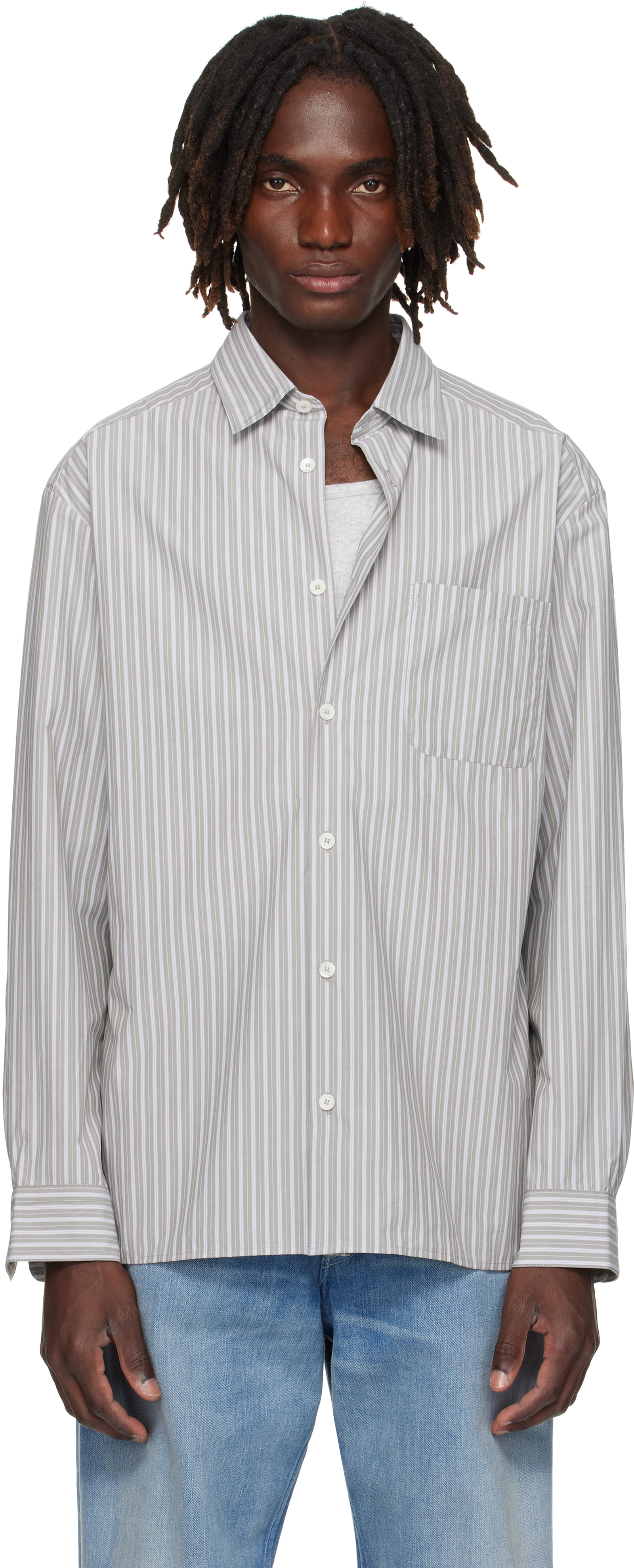 A. P.C. Blue Malo Shirt