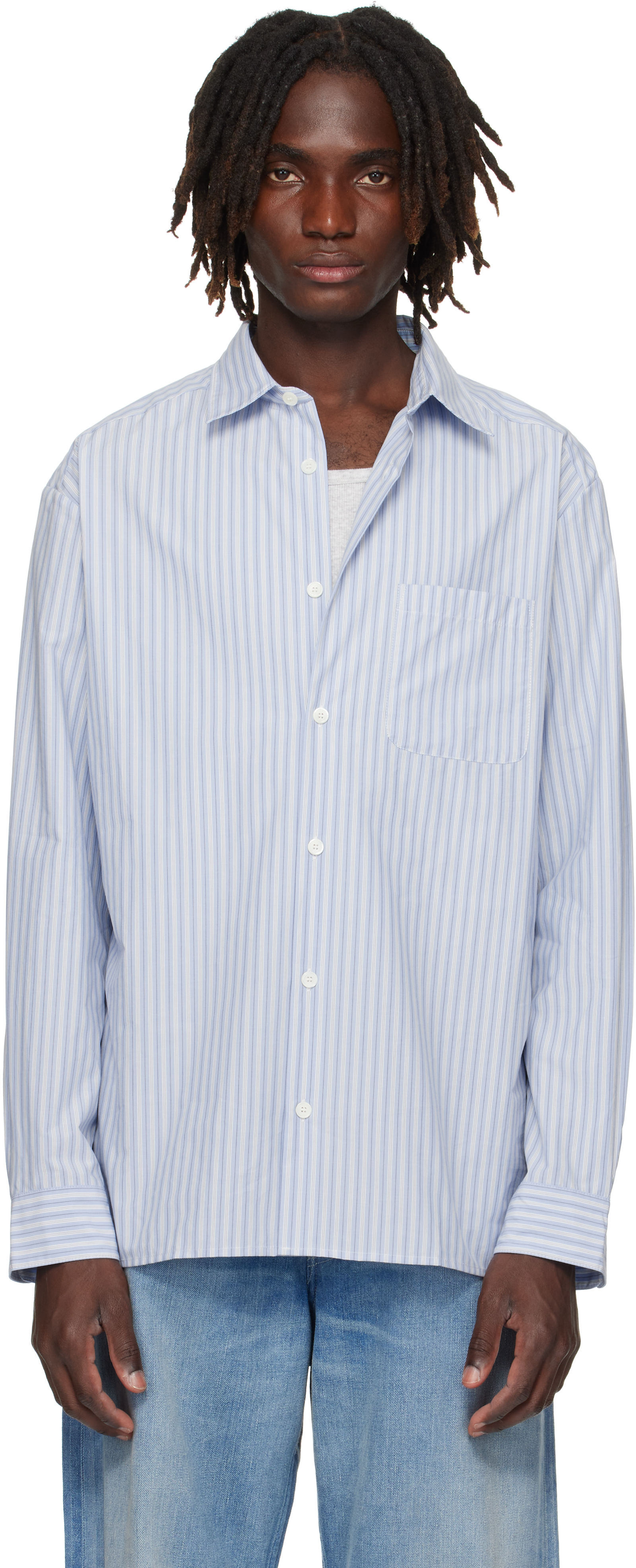 A. P.C. Blue Malo Shirt