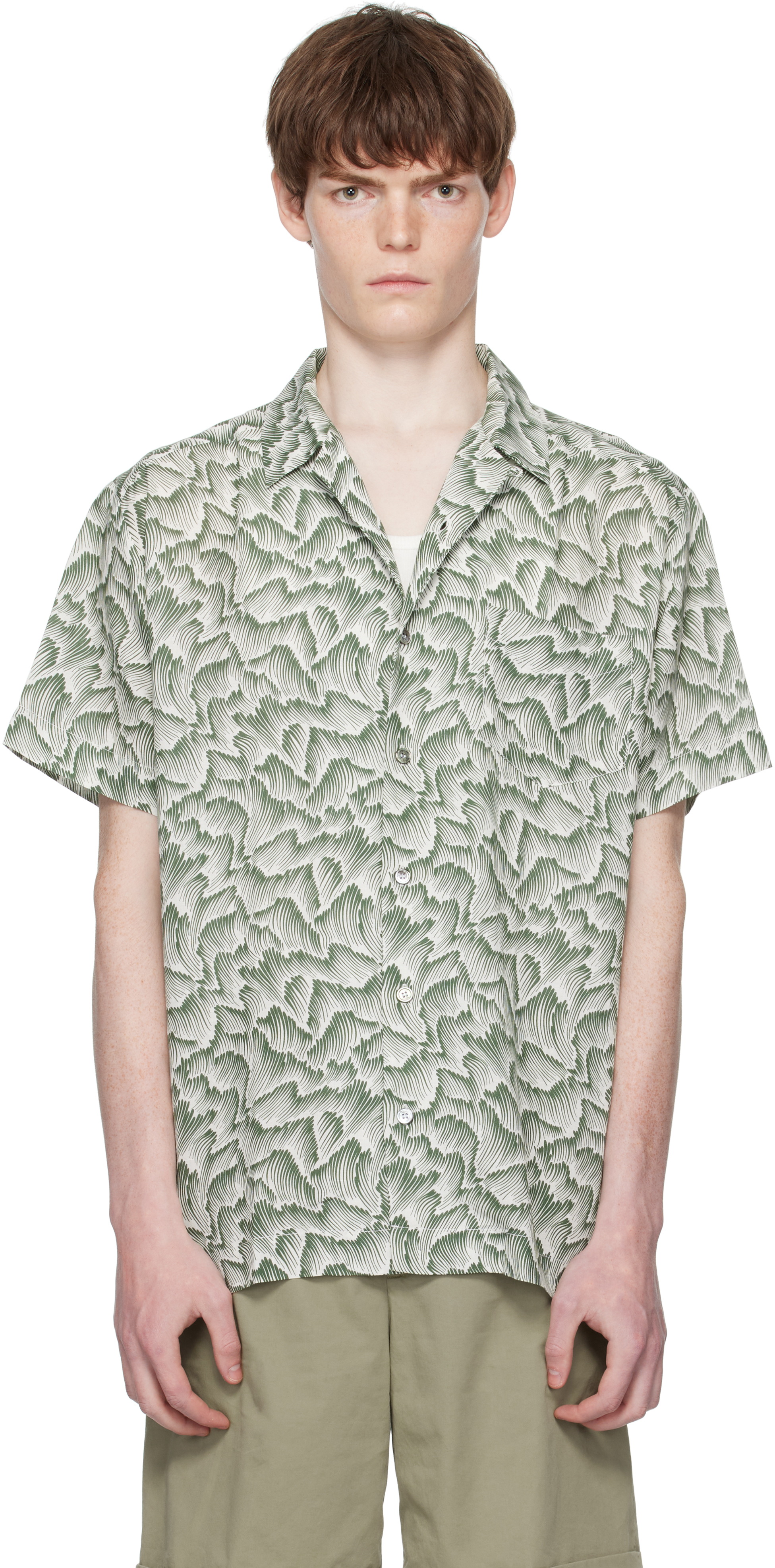 A. P.C. Green Roy Shirt
