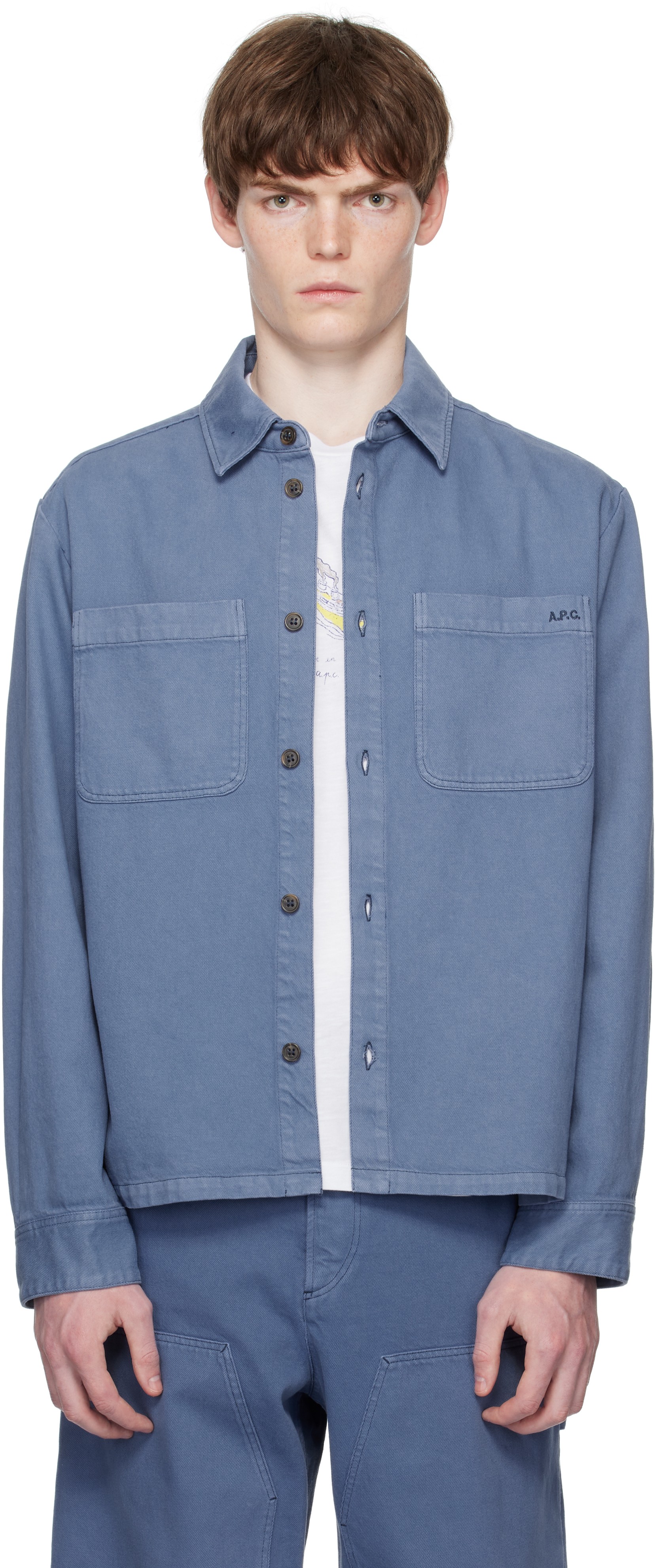 A. P.C. Yellow Leon Overshirt