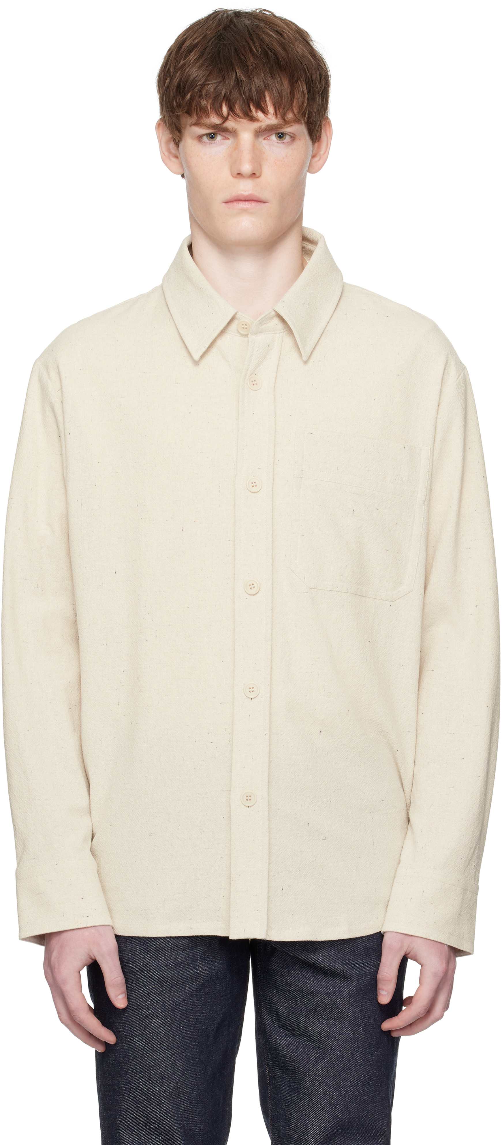 A. P.C. Off-White Basile Overshirt