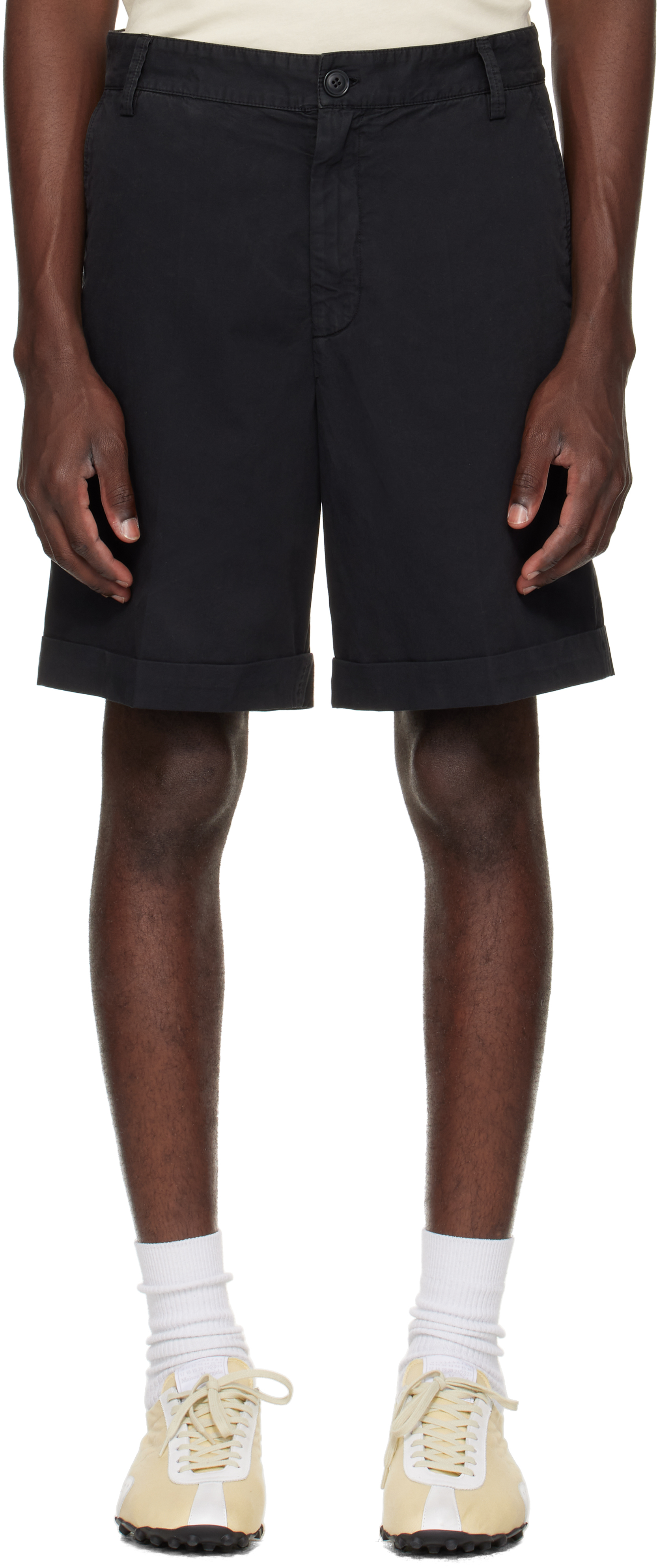 A. P.C. Beige Andrew Shorts
