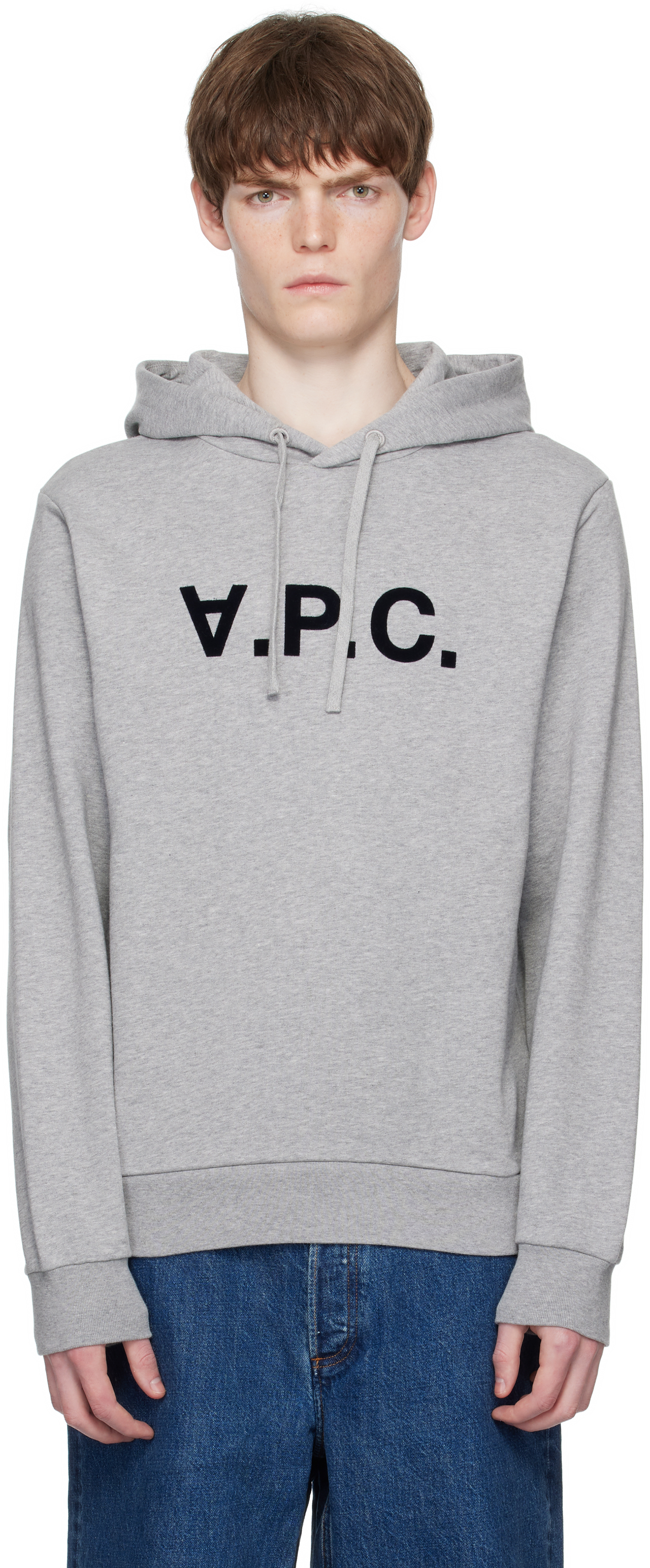 【関税込み】A.P.C. グレー Standard Grand 'VPC' フーディ Standard Grand VPC hoodie | A.P.C.