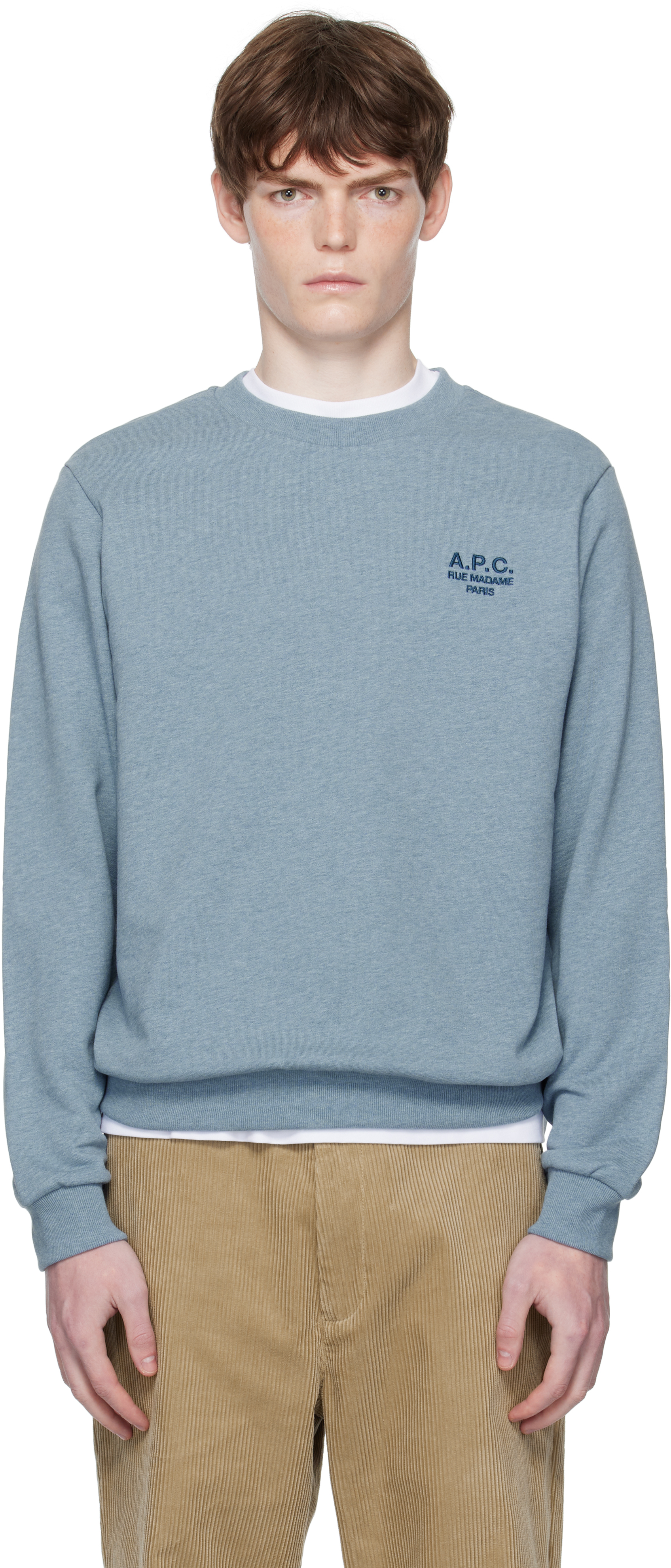 星　A.P.C STANDARD RUE MADAME スウェットシャツ Standard Rue Madame ユニセックススウェットシャツ｜HOMME