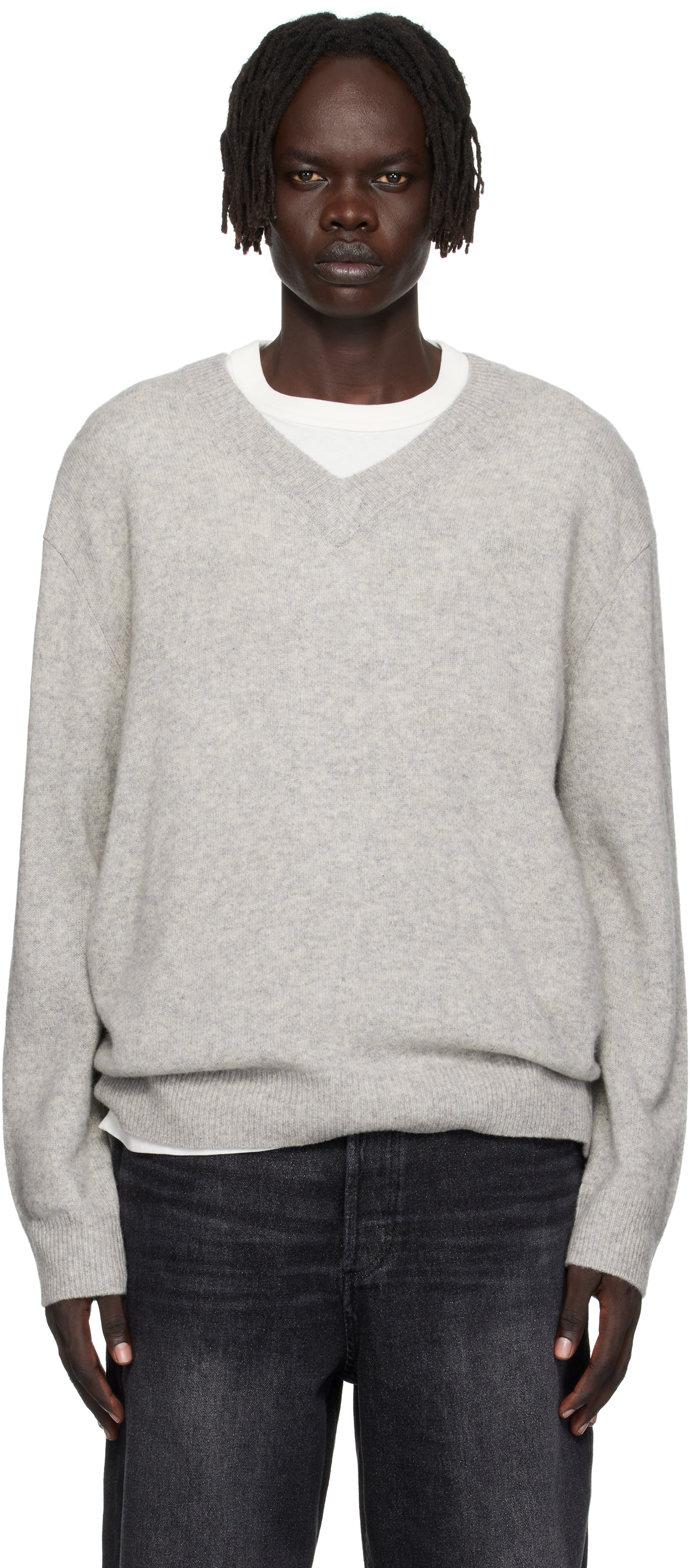 Apc Gray Dany Sweater In Gray