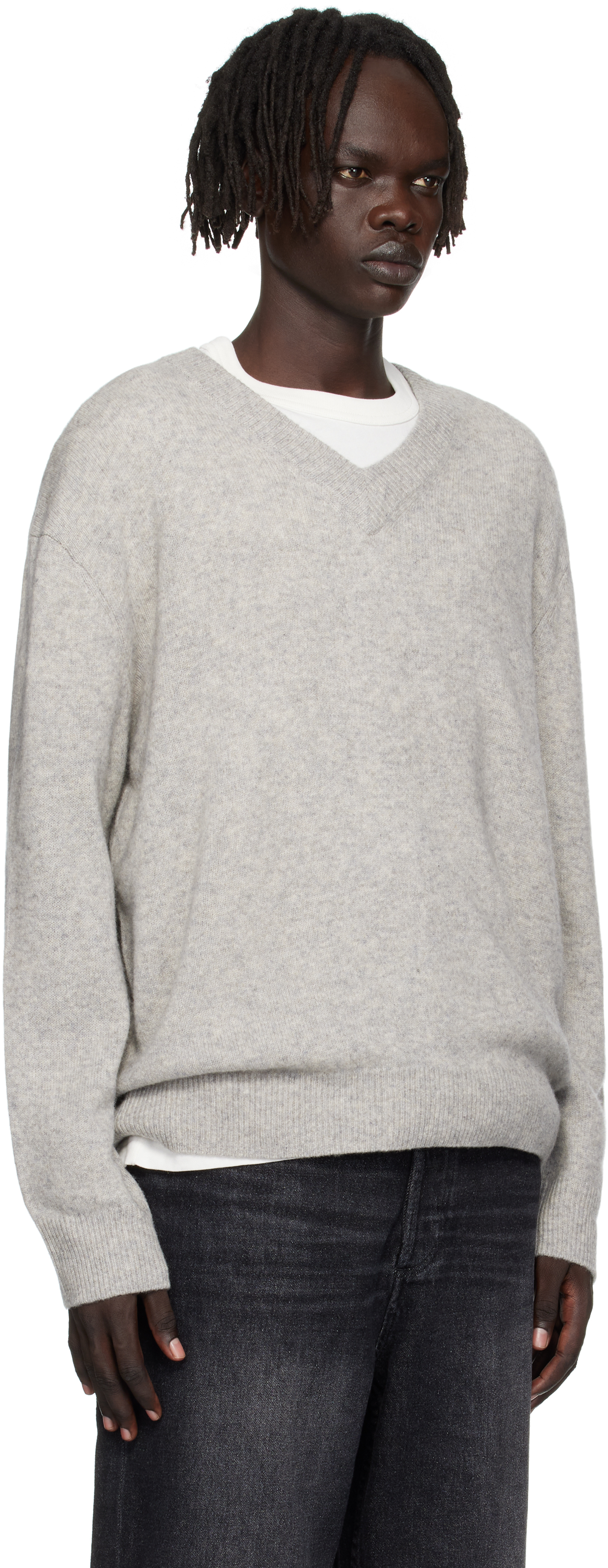 Apc Gray Dany Sweater In Gray