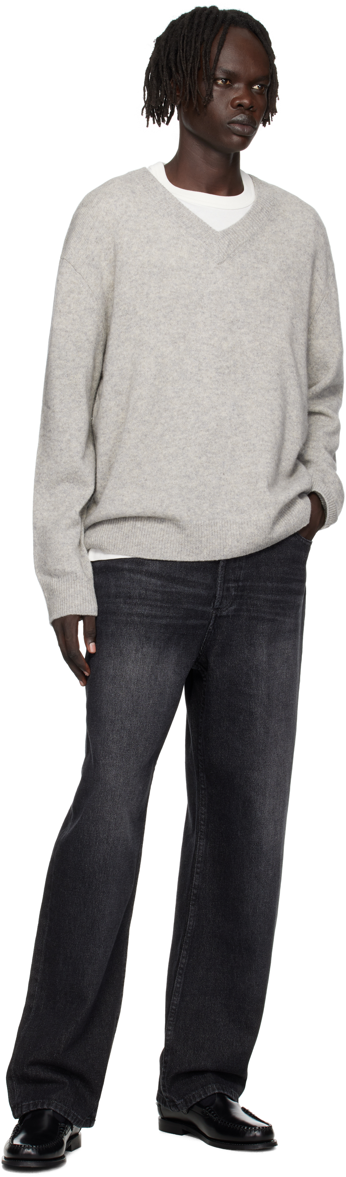 Apc Gray Dany Sweater In Gray