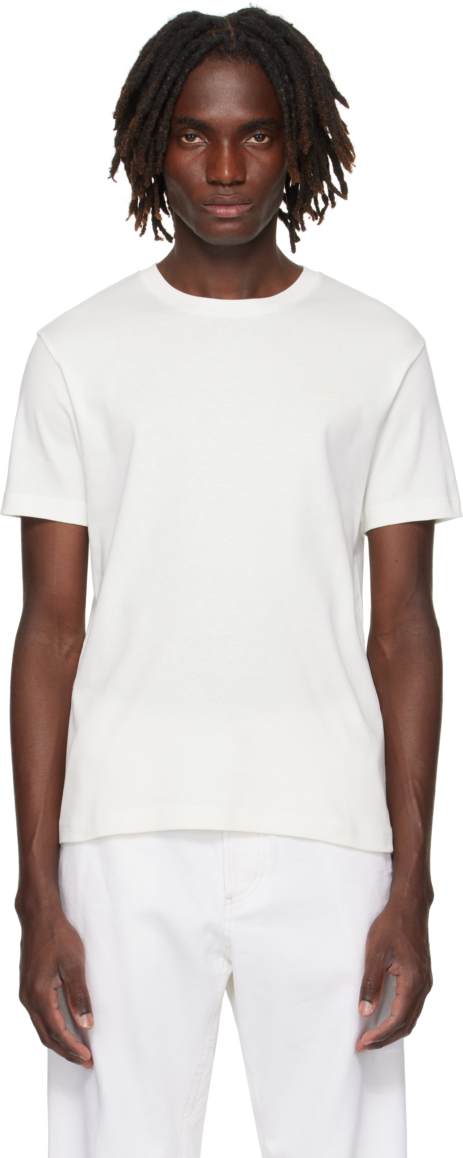 【関税込み】A.P.C. オフホワイト Lewis Tシャツ Lewis T-Shirt | A.P.C.