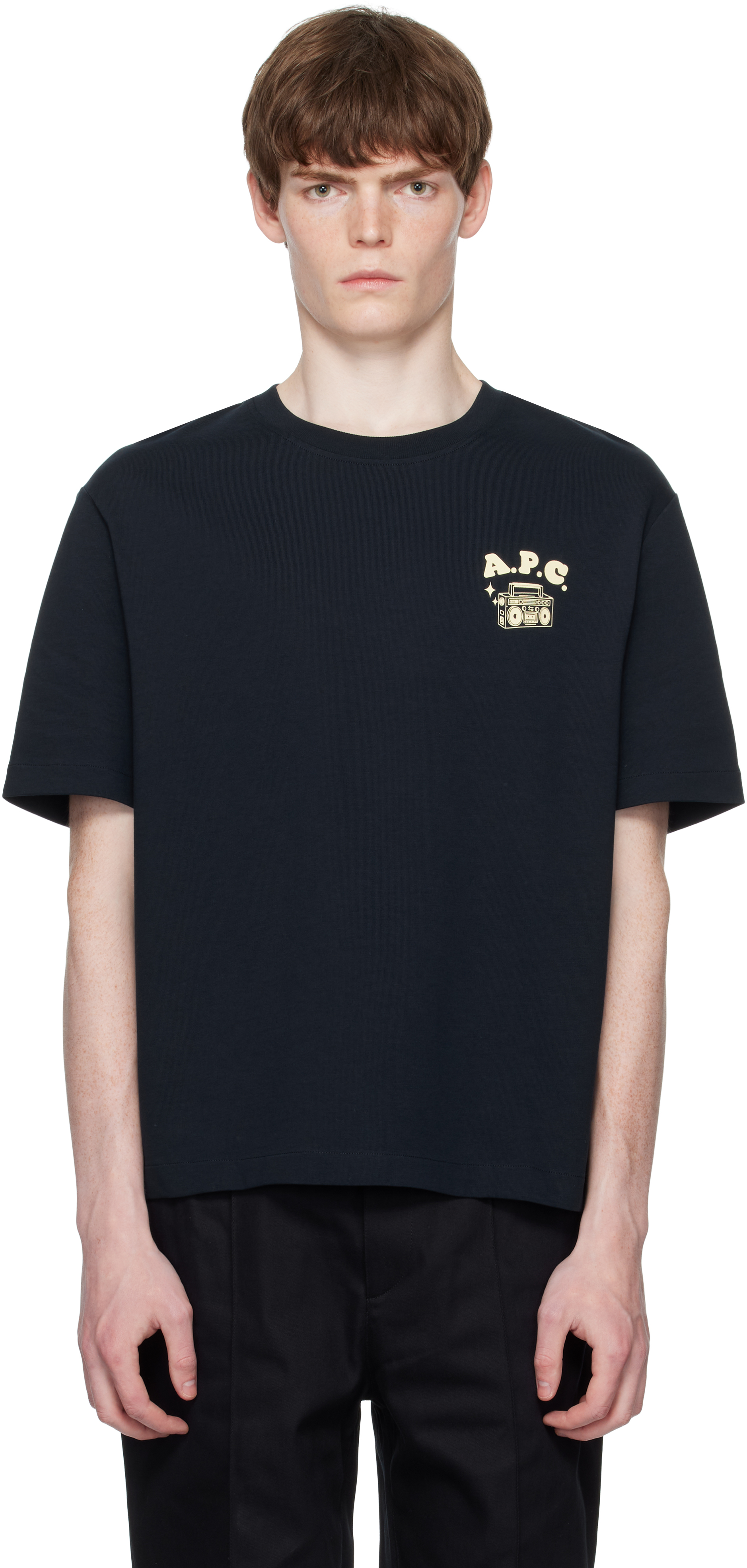 A. P.C. Navy Disco T-shirt