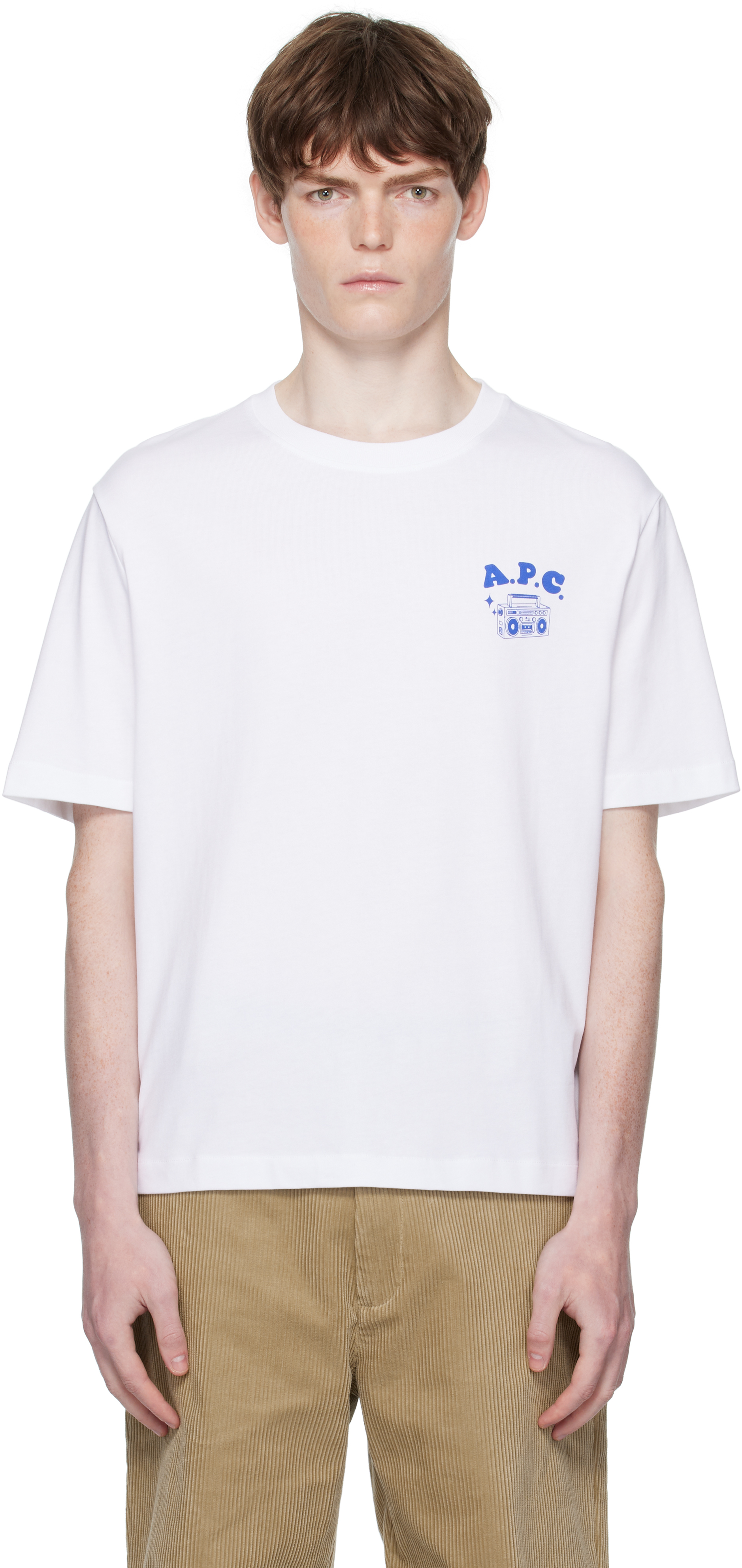 A. P.C. Navy Disco T-shirt