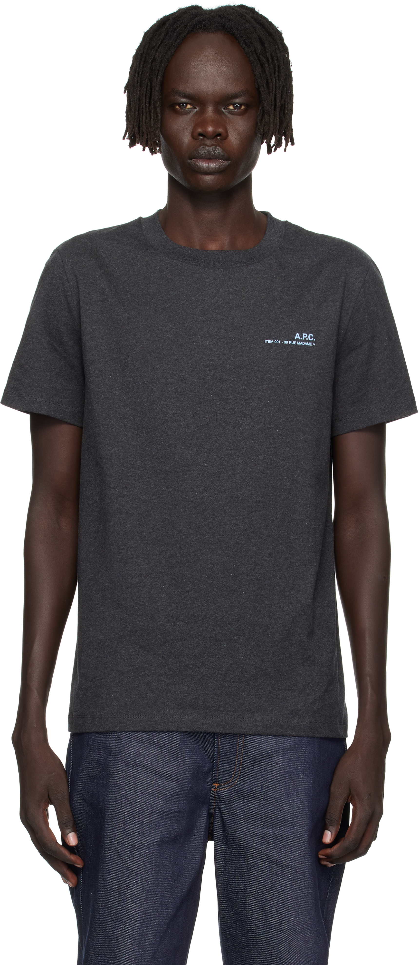Apc Black Standard Item T-shirt In Black