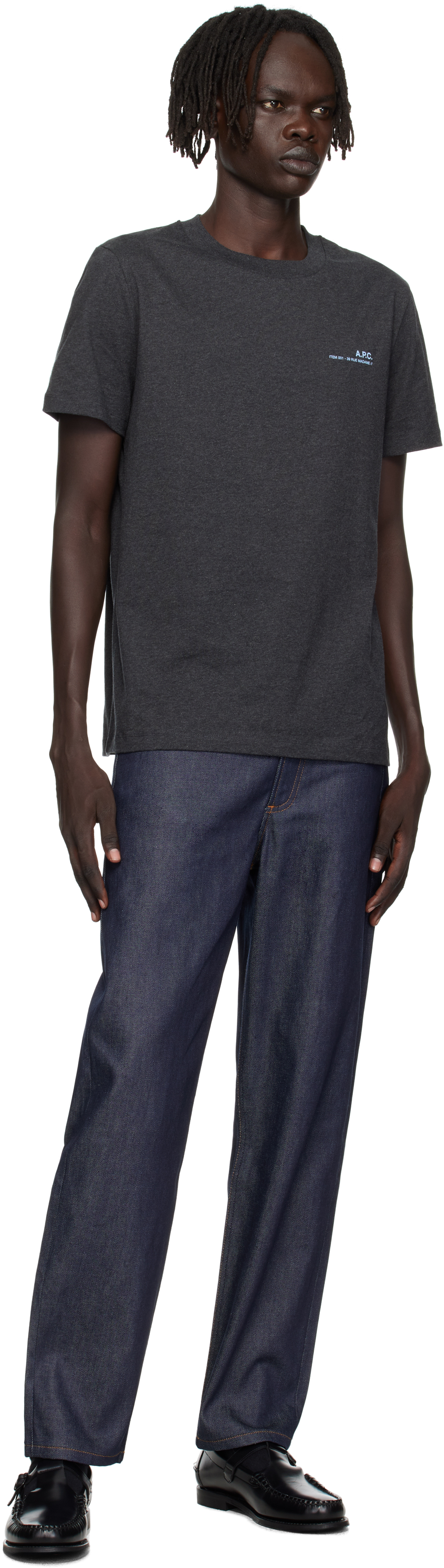Apc Black Standard Item T-shirt In Black