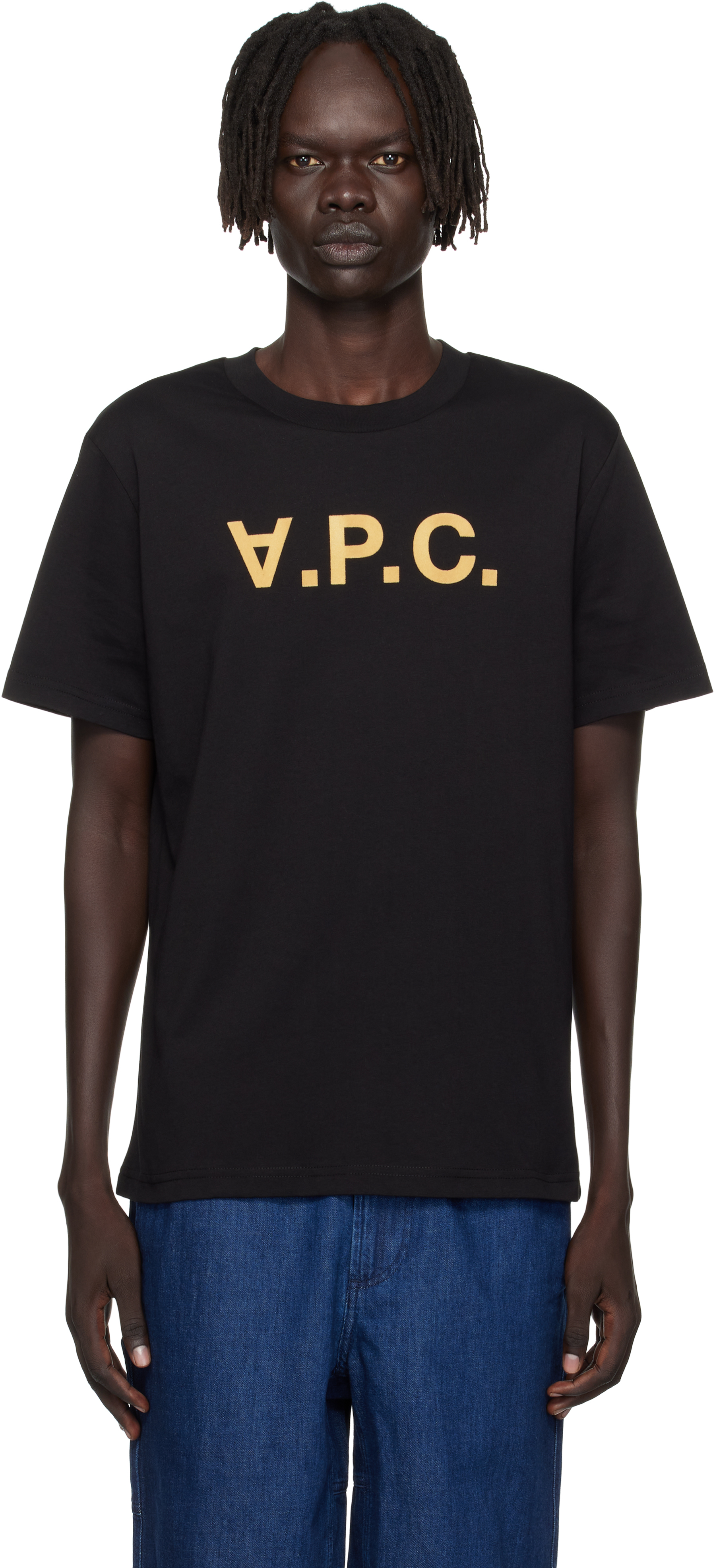 A.P.C.: ブルー Standard Grand 'VPC' Tシャツ | SSENSE 日本