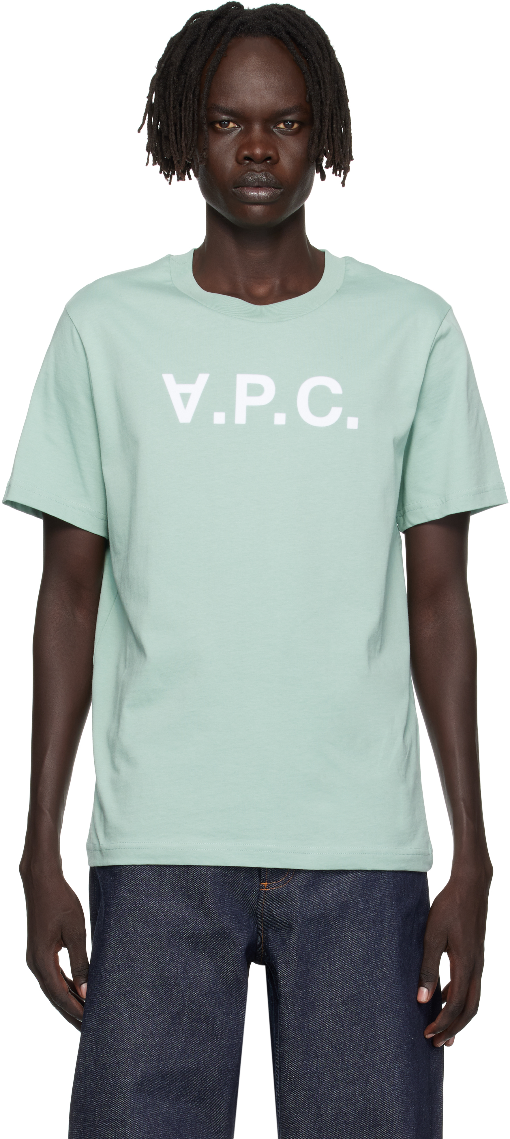 A.P.C.: グリーン Standard Grand 'VPC' Tシャツ | SSENSE 日本