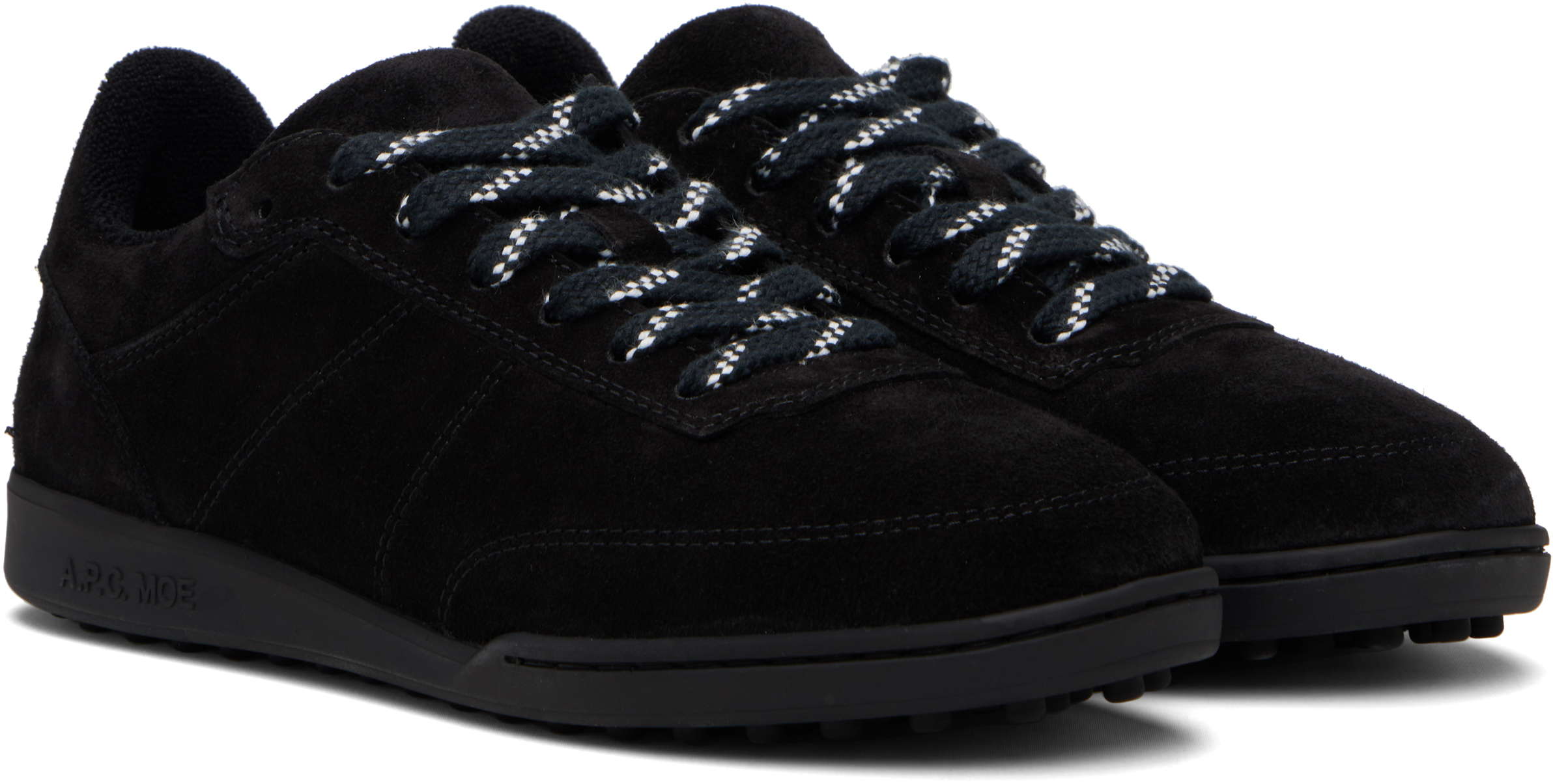 Apc Black Moe Sneakers In Black