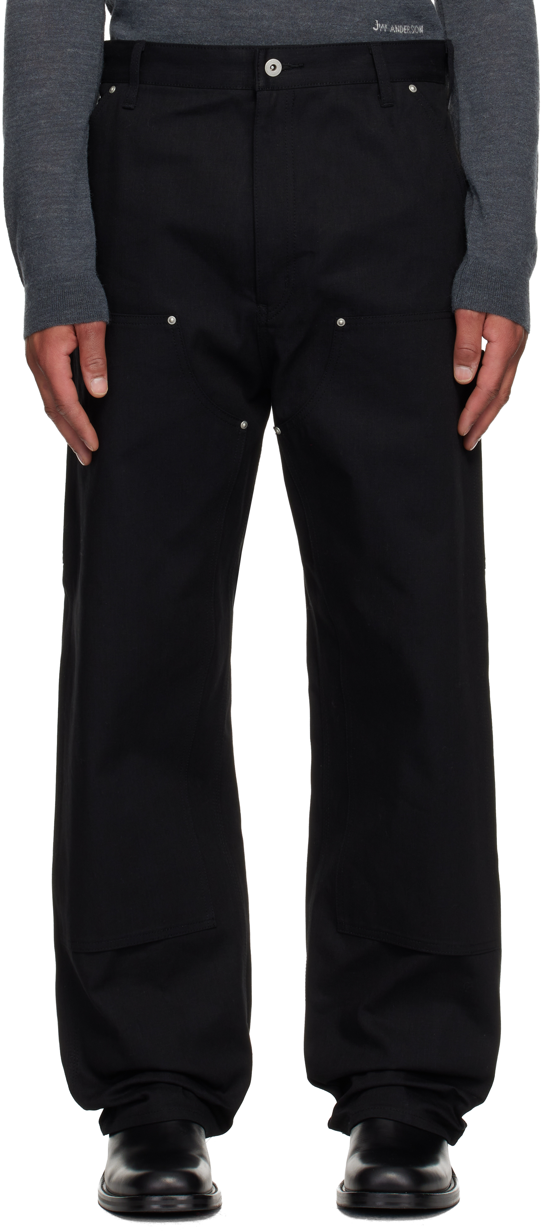 Junya Watanabe: Black Carhartt Edition Carpenter Jeans | SSENSE