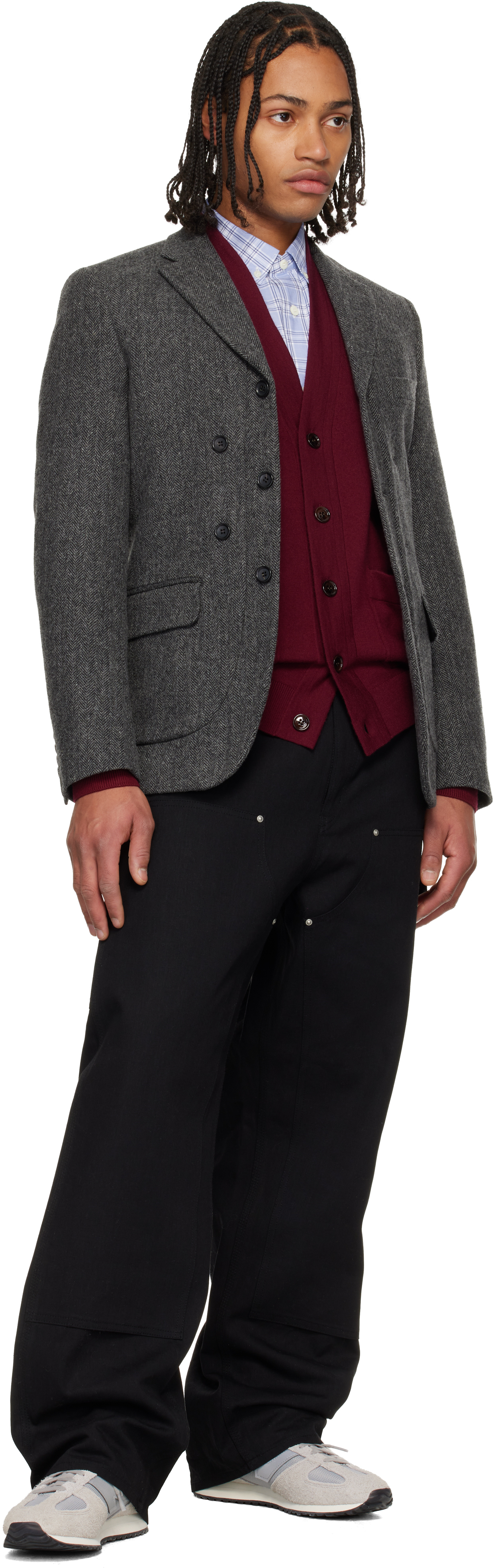 Junya Watanabe Gray New Balance Edition 471 Sneakers In Gray